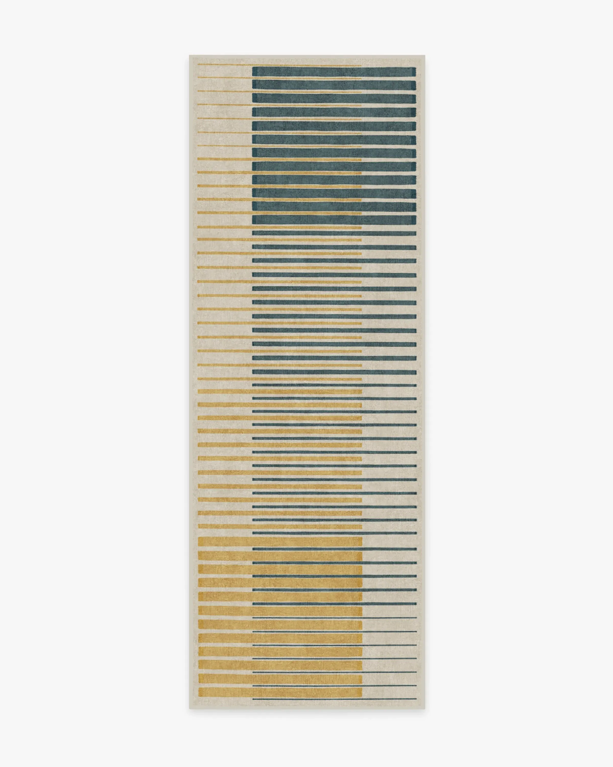 Flatwoven Area Rug Machine Washable - Teal