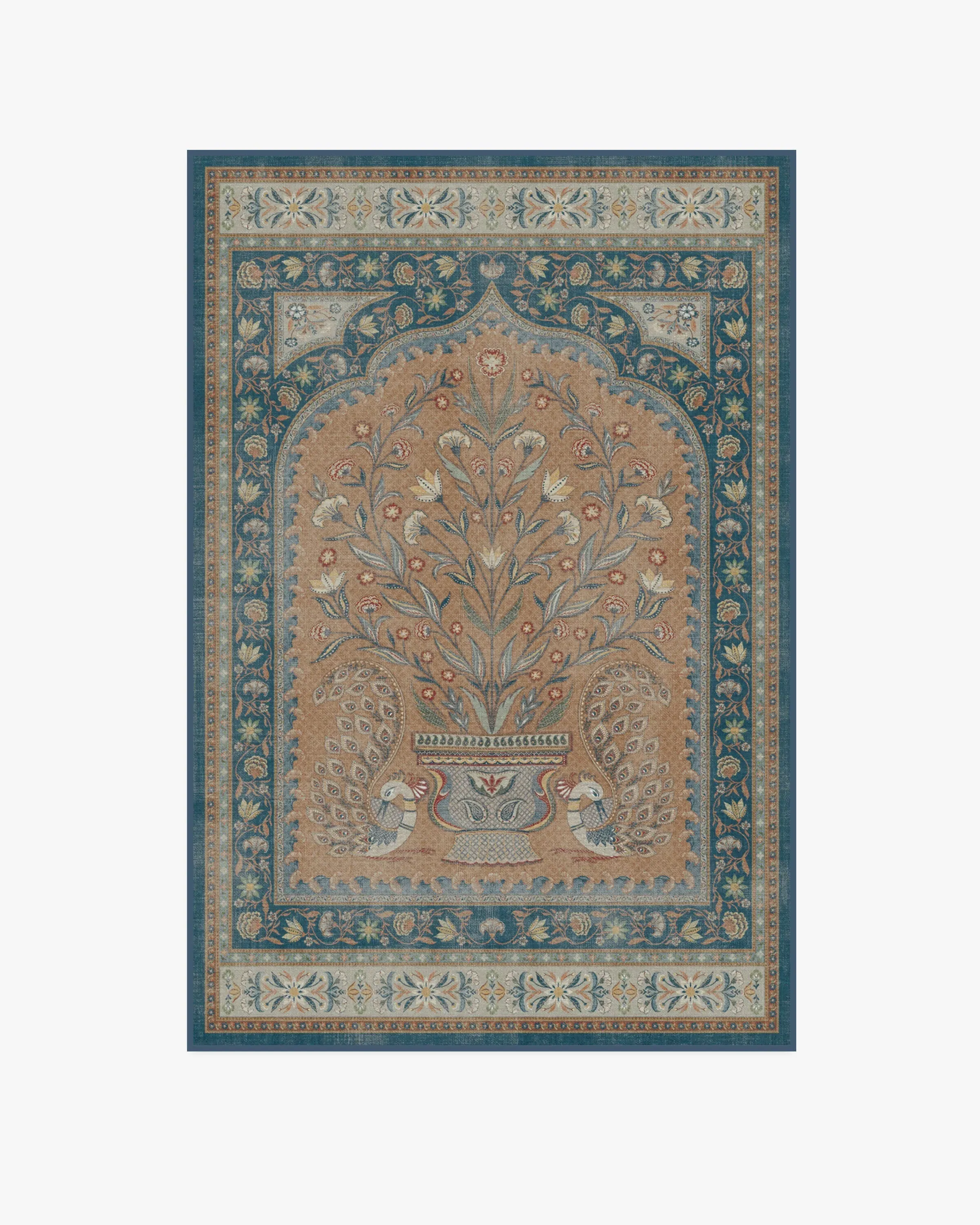 Flatwoven Area Rug - Multicolour