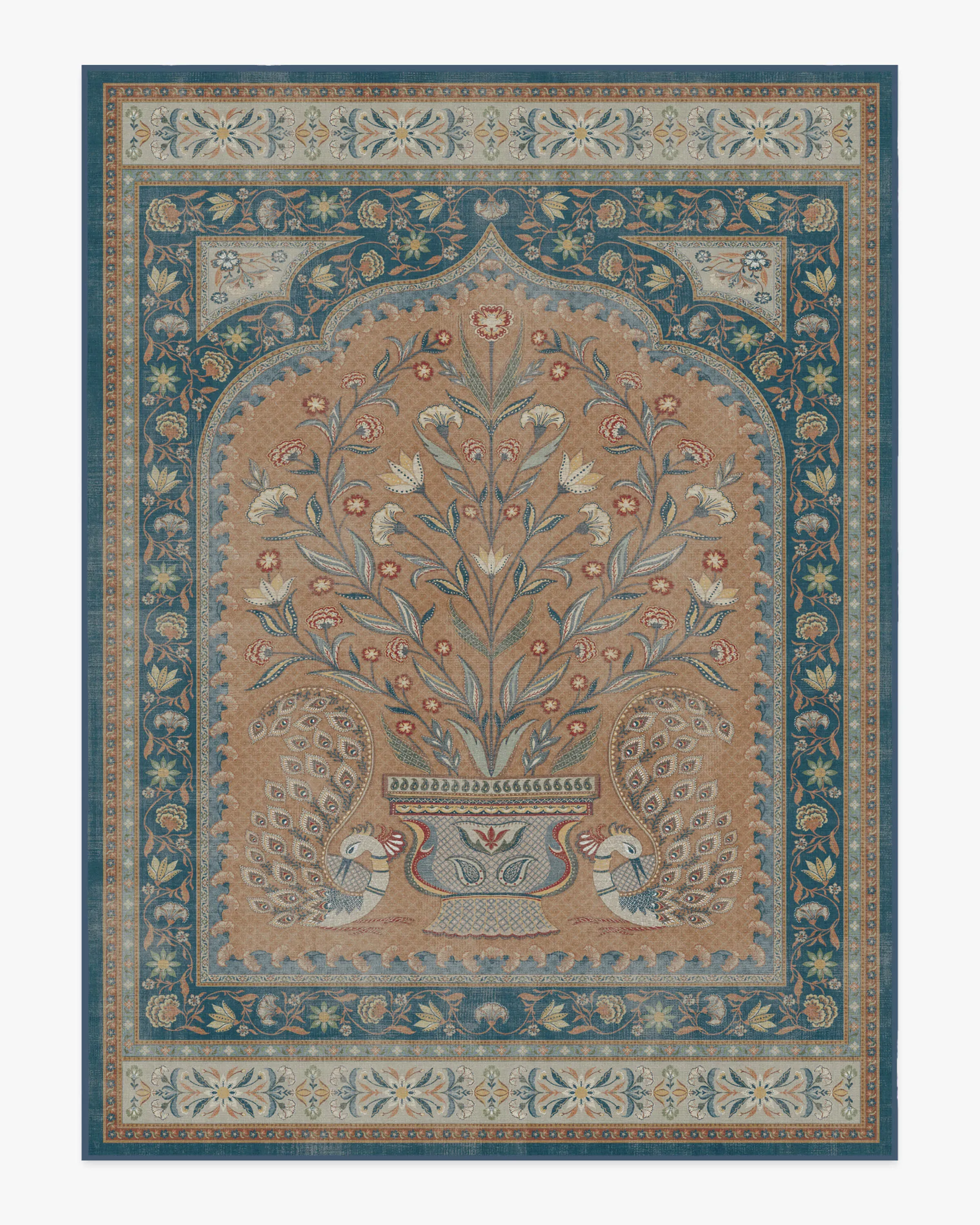 Flatwoven Area Rug - Multicolour