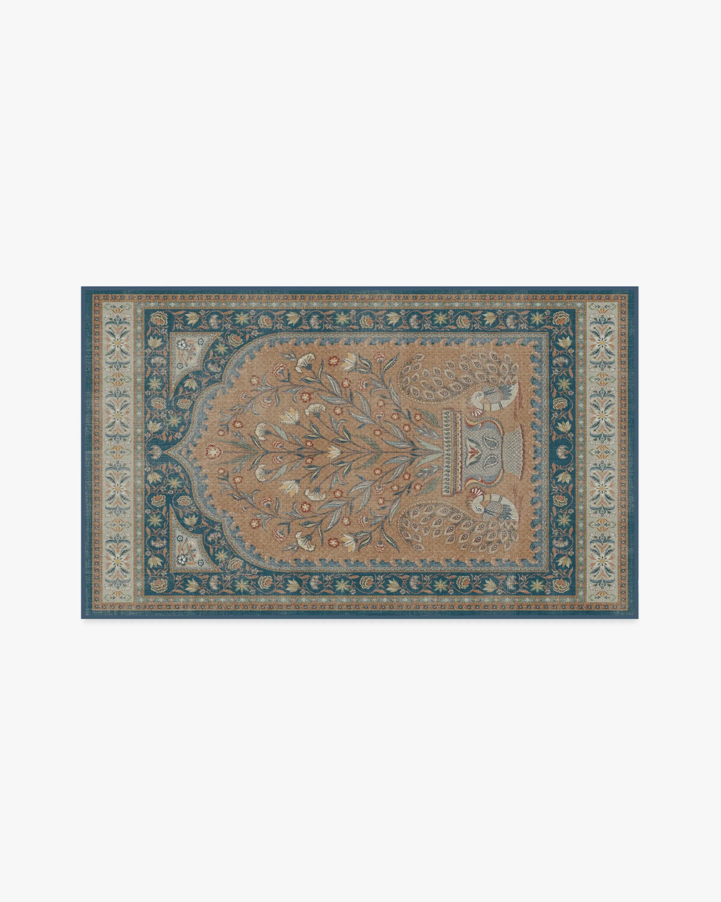 Flatwoven Area Rug - Multicolour