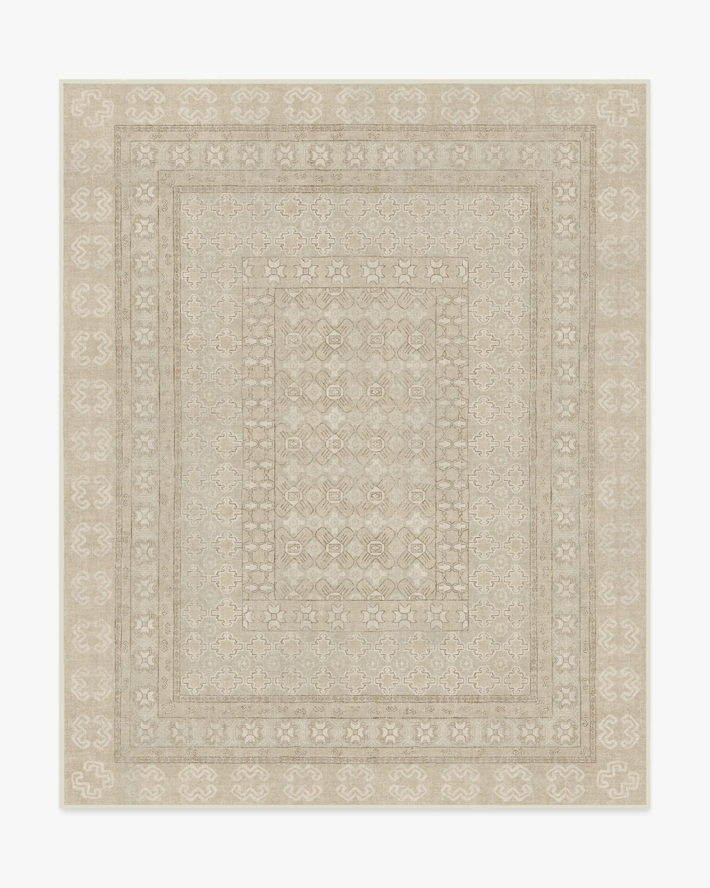 Large Area Rug Machine Washable - Beige, Ivory