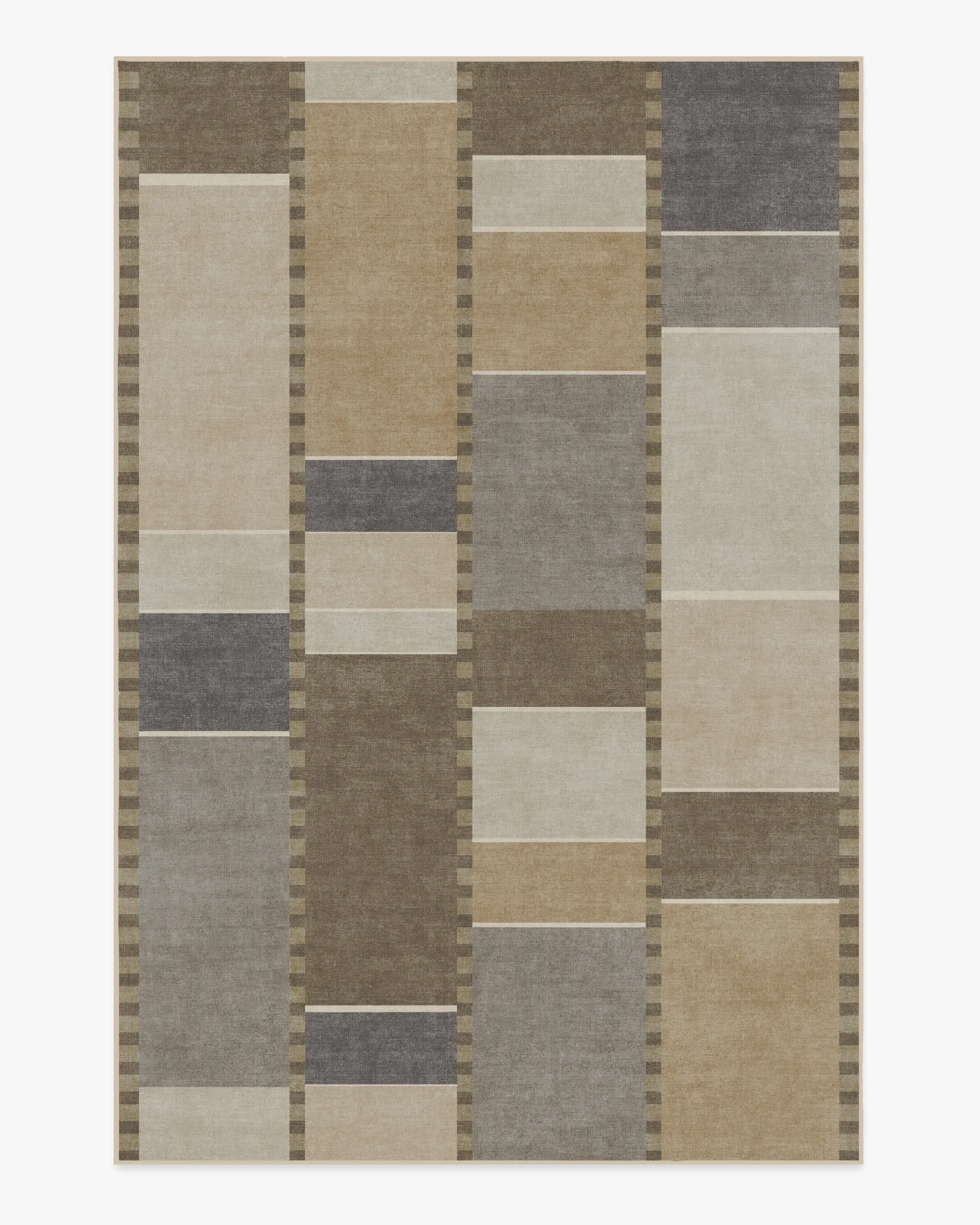 Large Area Rug Machine Washable - Beige