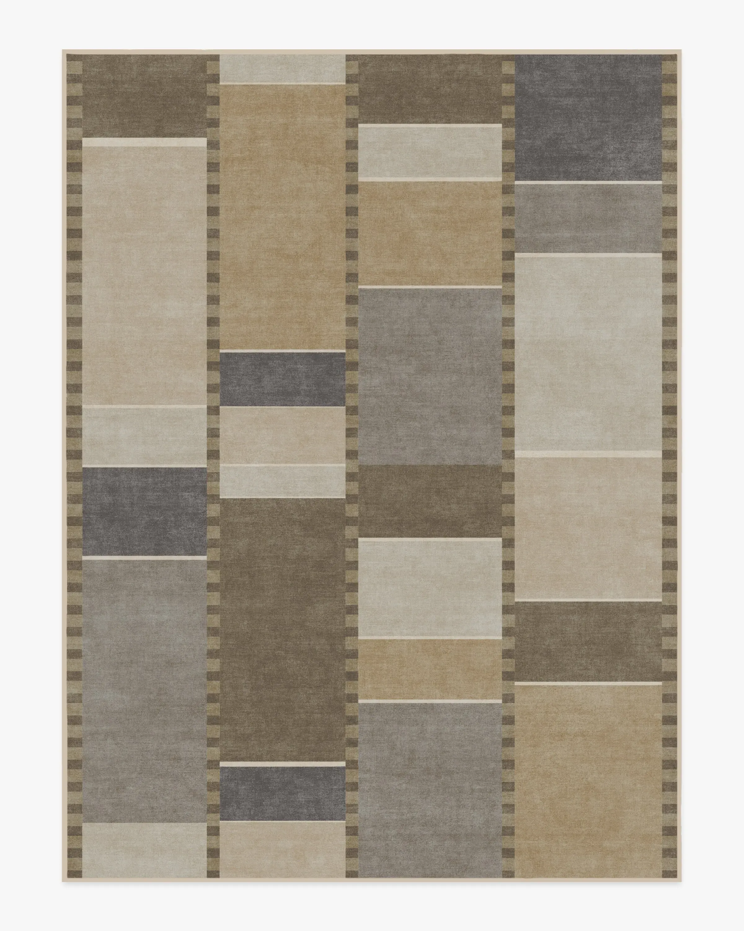 Large Area Rug Machine Washable - Beige