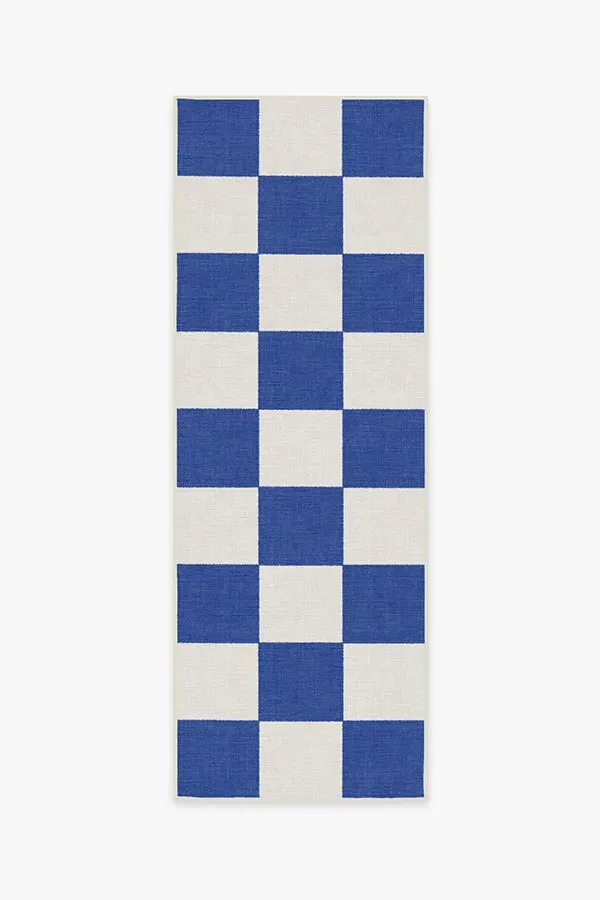 Large Area Rug Machine Washable - Blue
