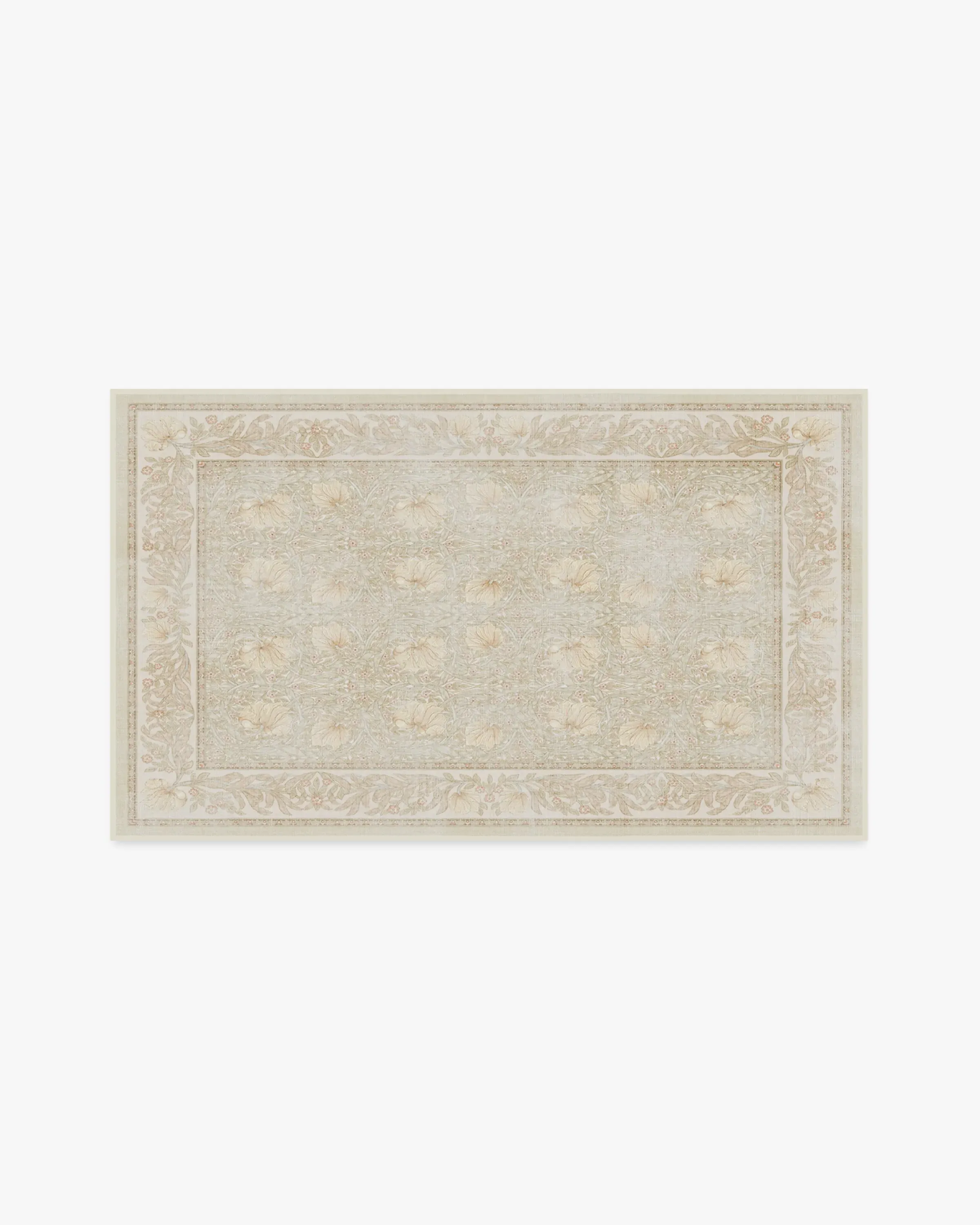 Large Area Rug Machine Washable - Blush