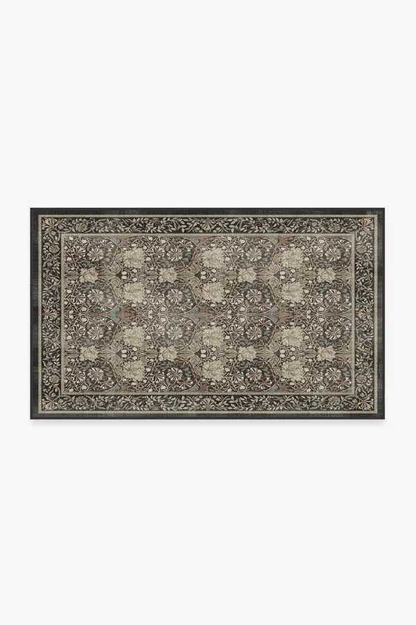 Large Area Rug Machine Washable - Brown