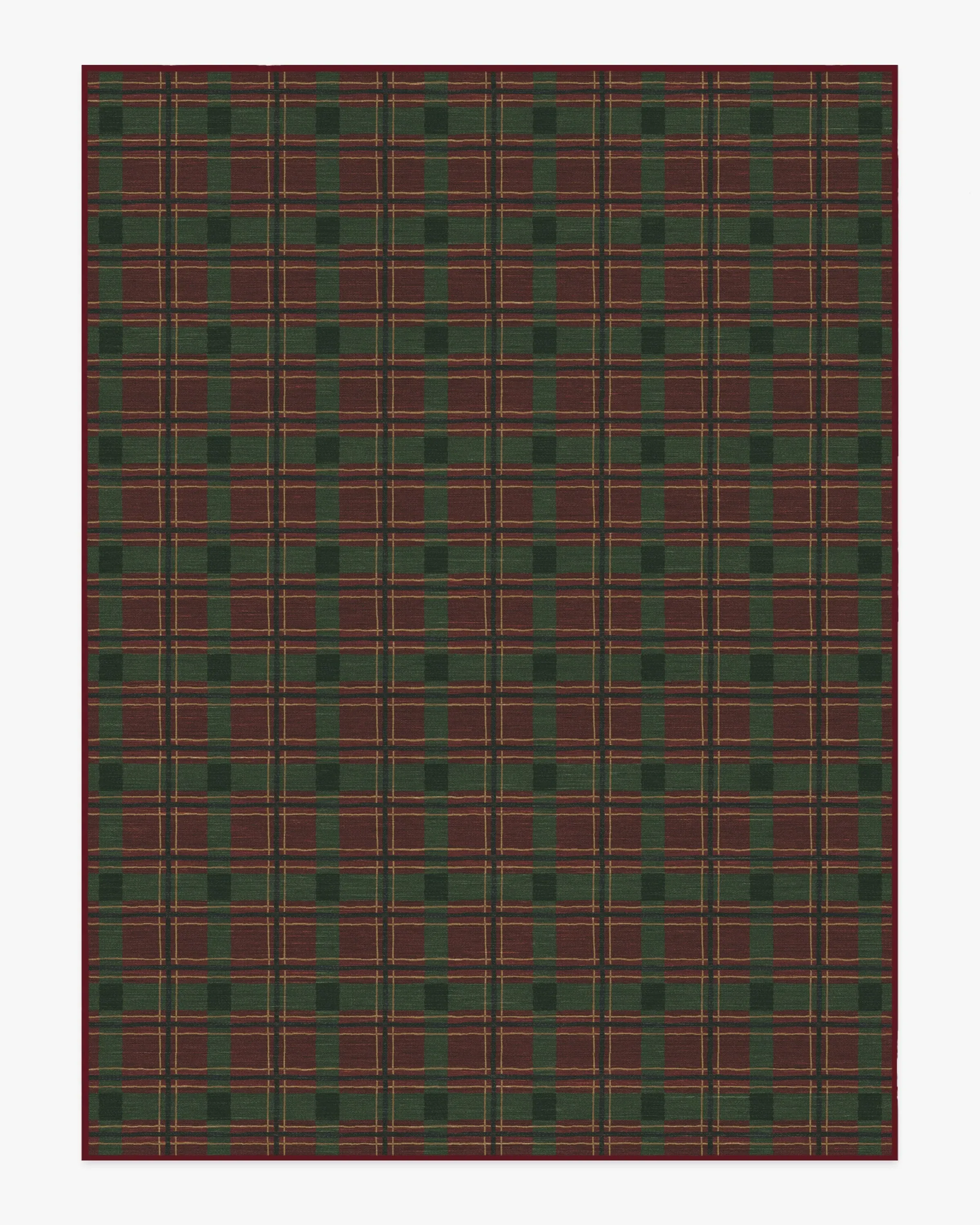 Large Area Rug Machine Washable - Burgundy