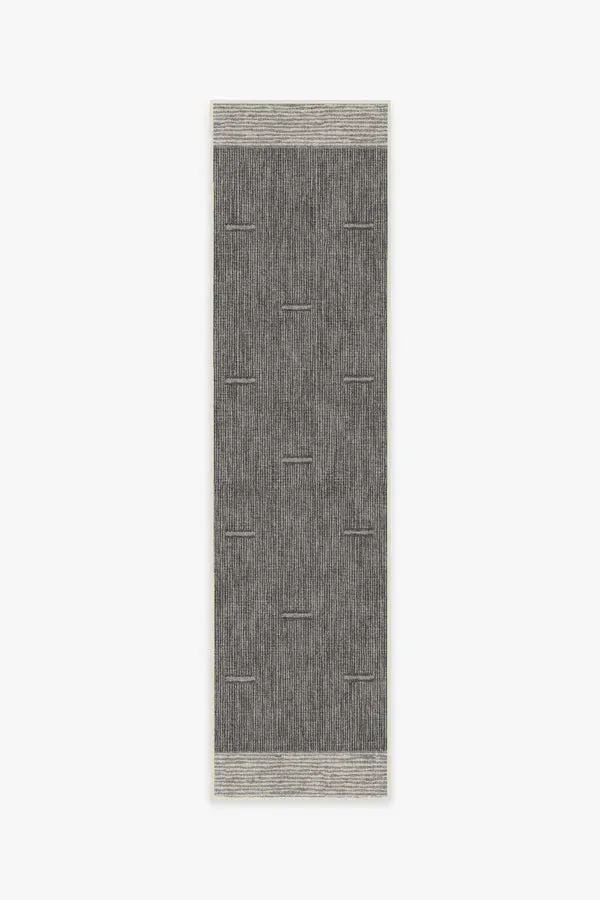 Large Area Rug Machine Washable - Charcoal