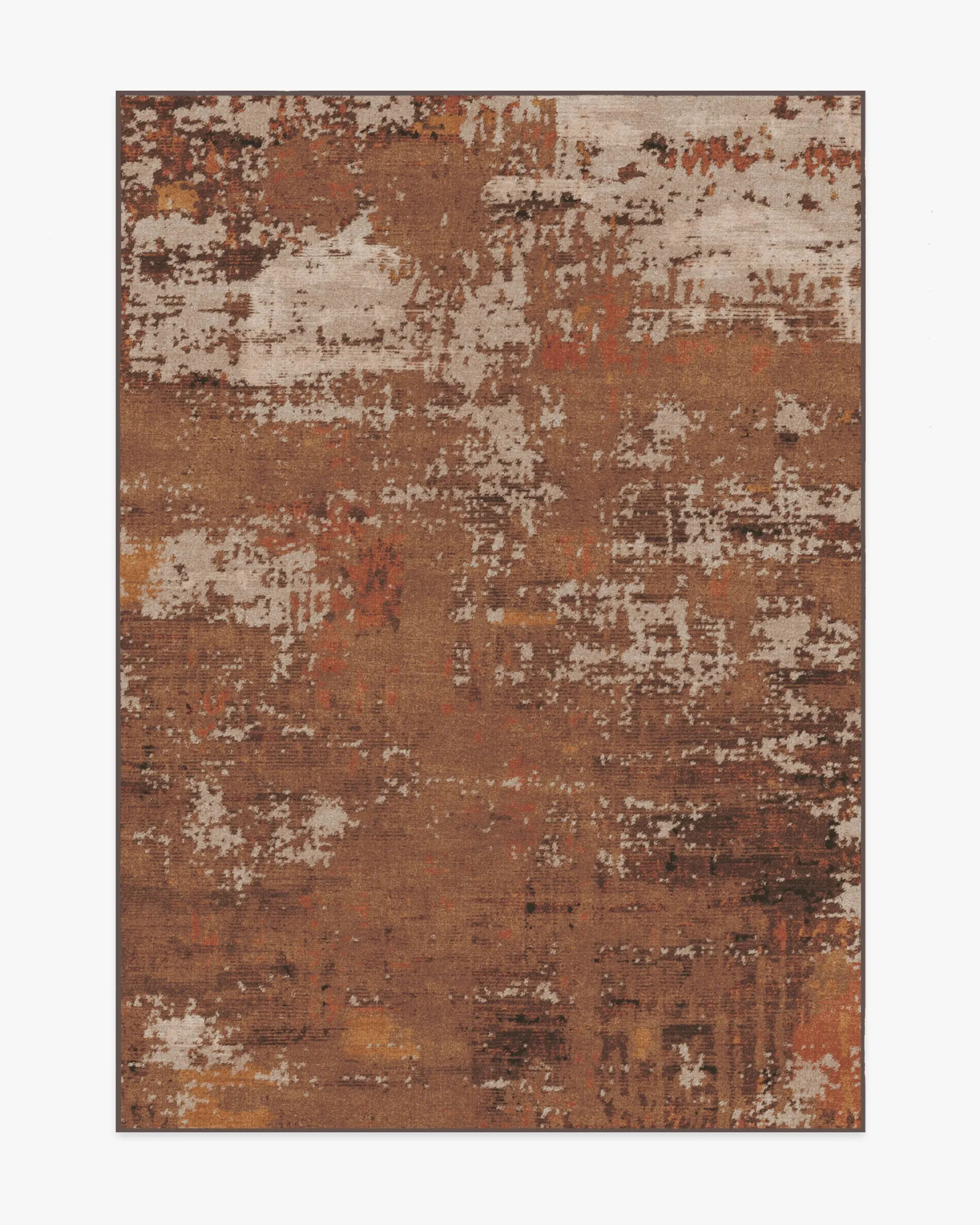 Large Area Rug Machine Washable - Copper