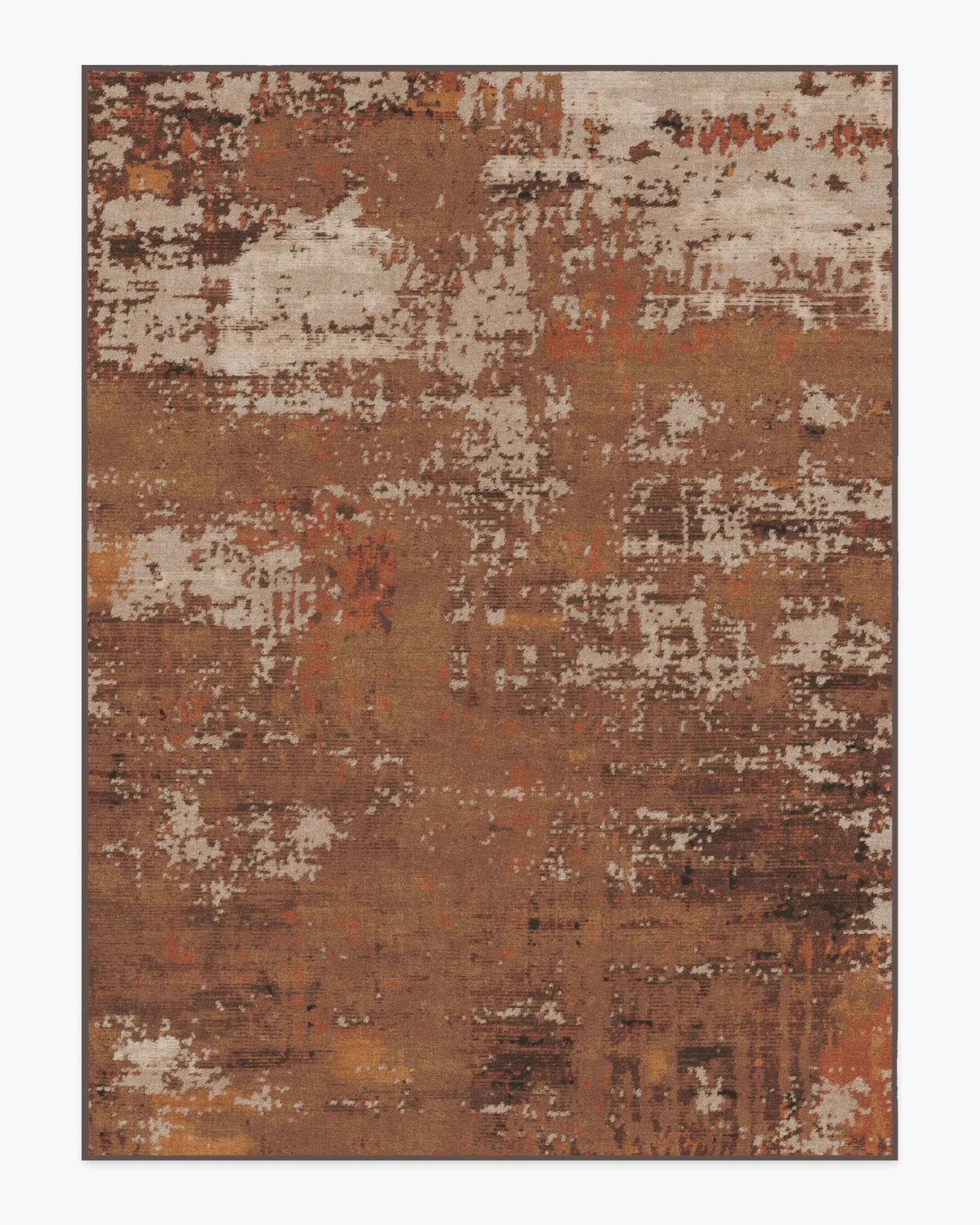 Large Area Rug Machine Washable - Copper