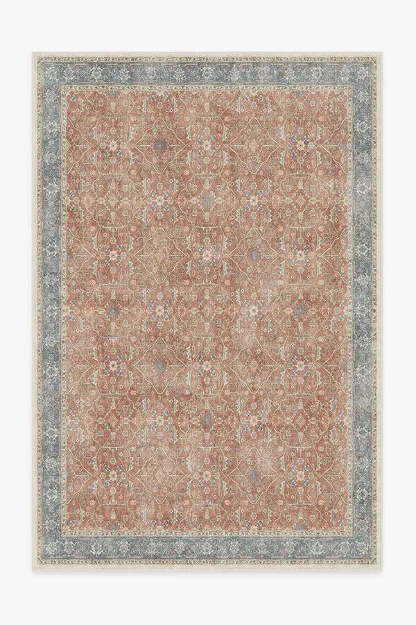 Large Area Rug Machine Washable - Coral