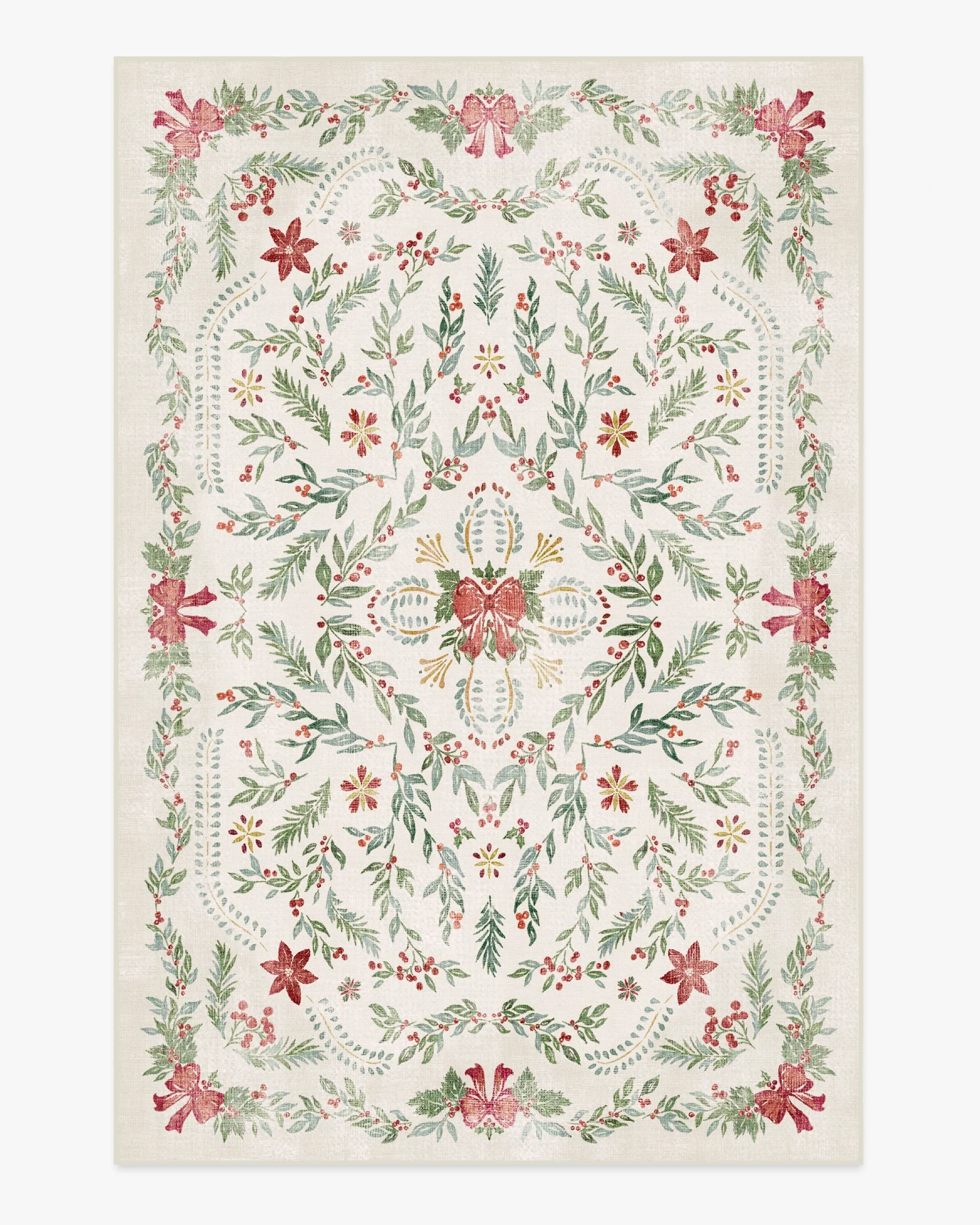Large Area Rug Machine Washable - Cream