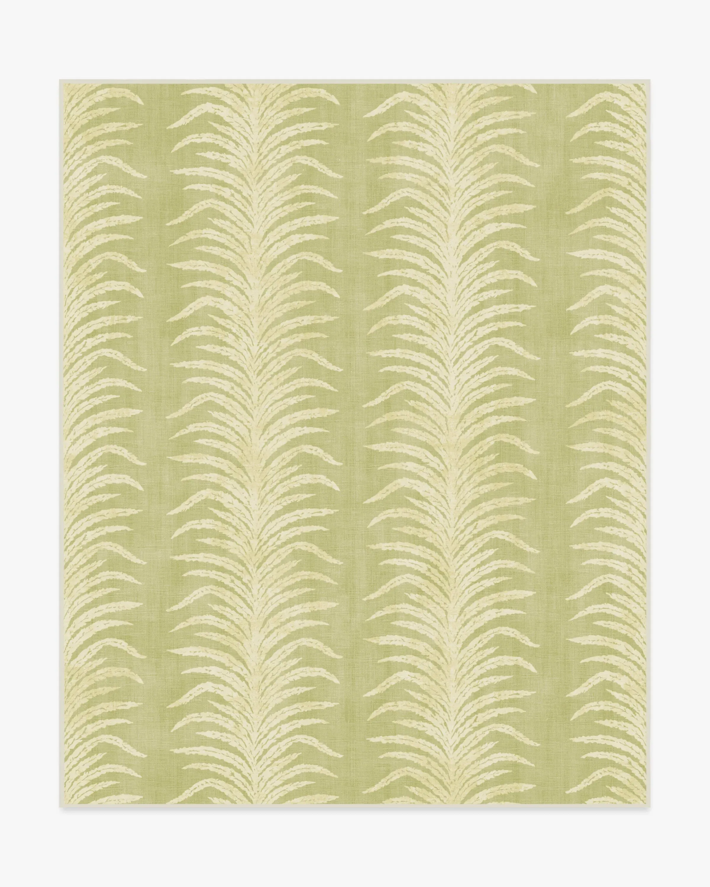 Large Area Rug Machine Washable - Green, Flatwoven