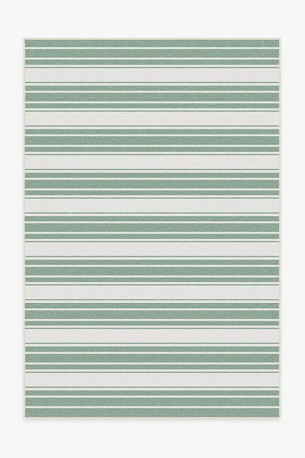 Large Area Rug Machine Washable - Green