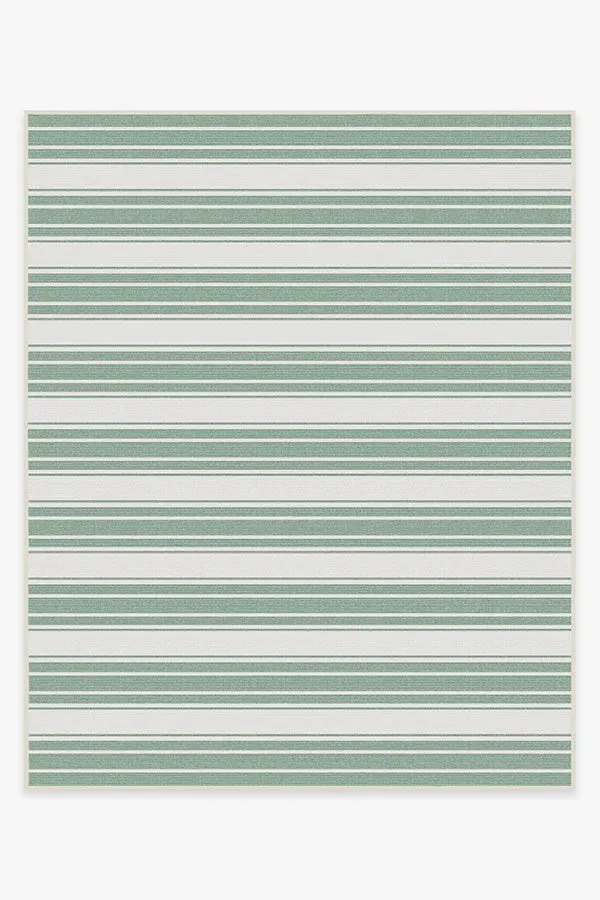 Large Area Rug Machine Washable - Green