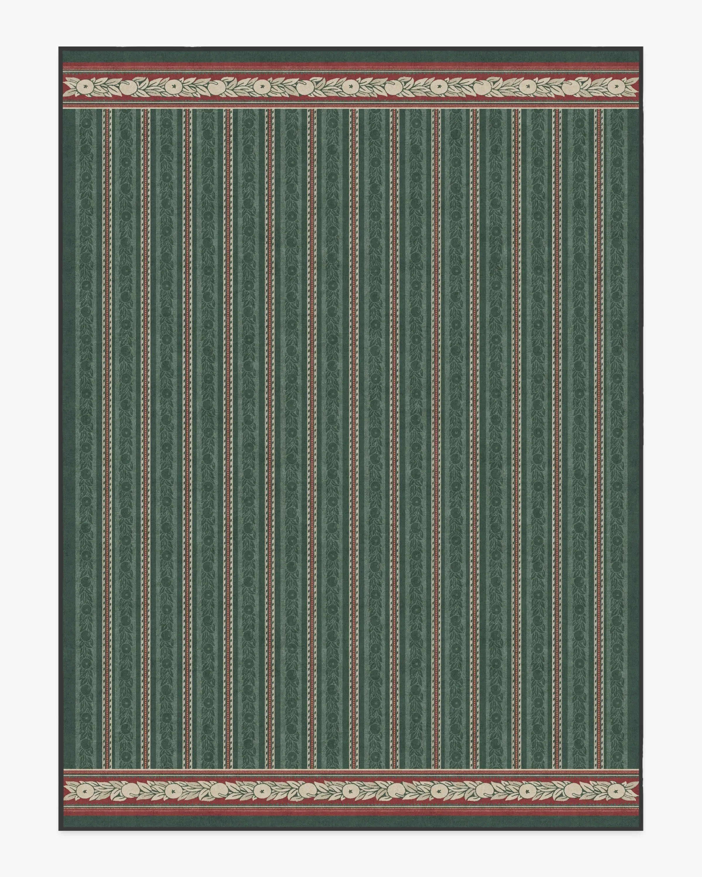 Large Area Rug Machine Washable - Green