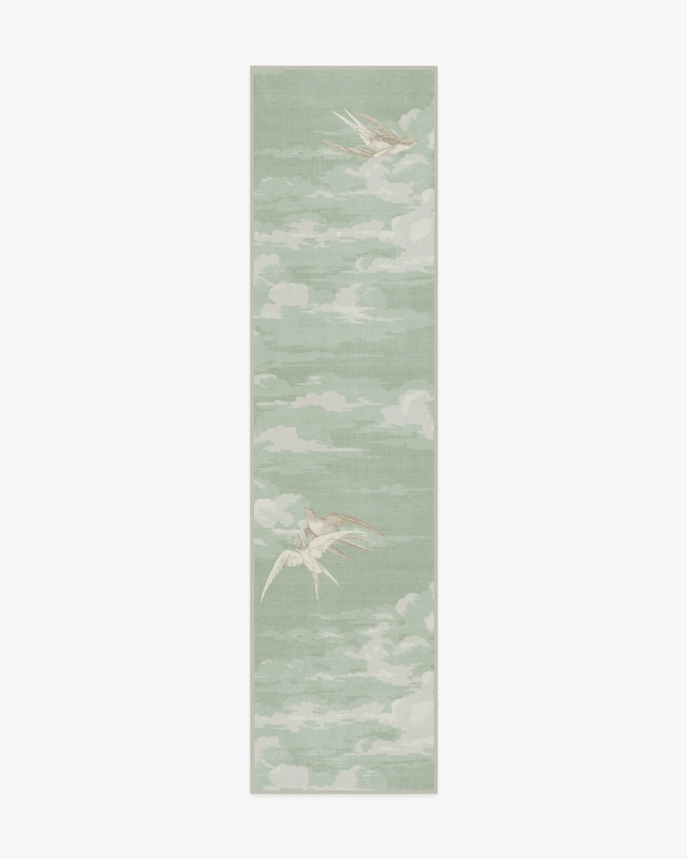 Large Area Rug Machine Washable - Green