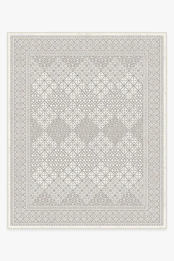 Large Area Rug Machine Washable - Grey