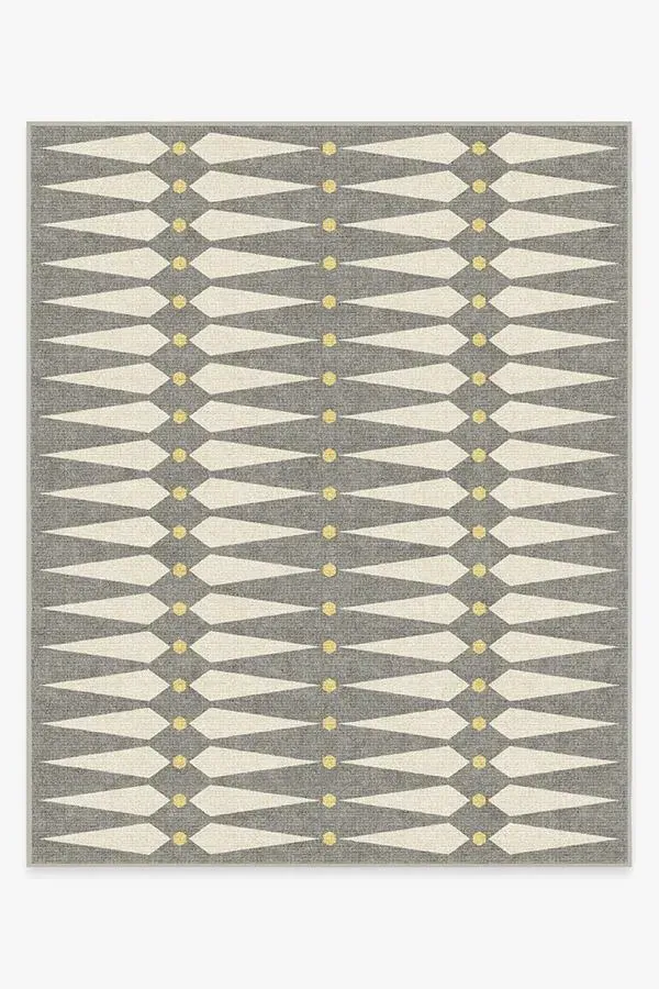 Large Area Rug Machine Washable - Grey