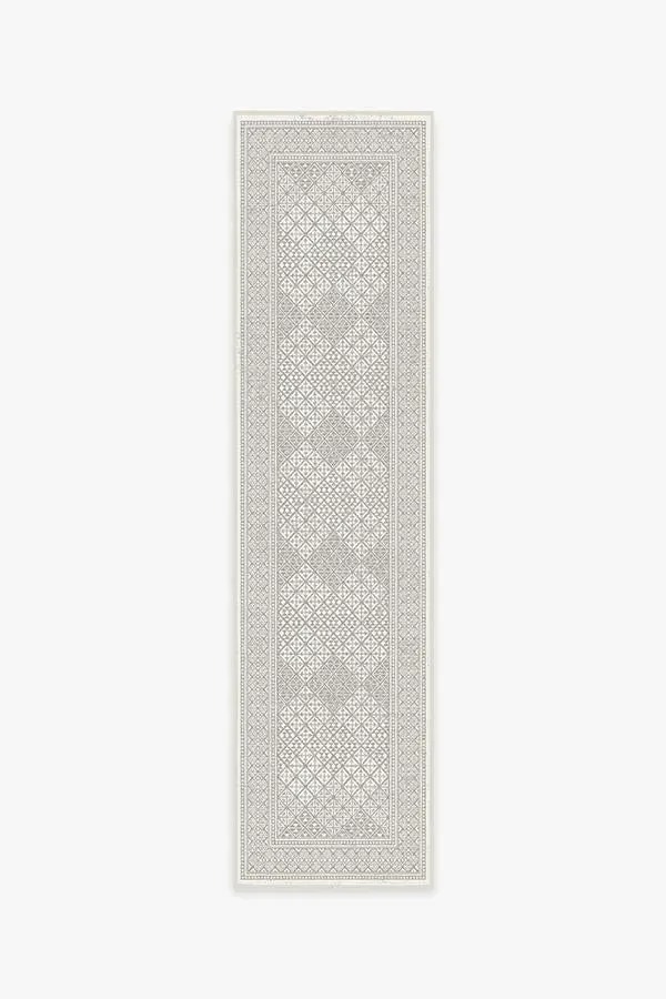 Large Area Rug Machine Washable - Grey