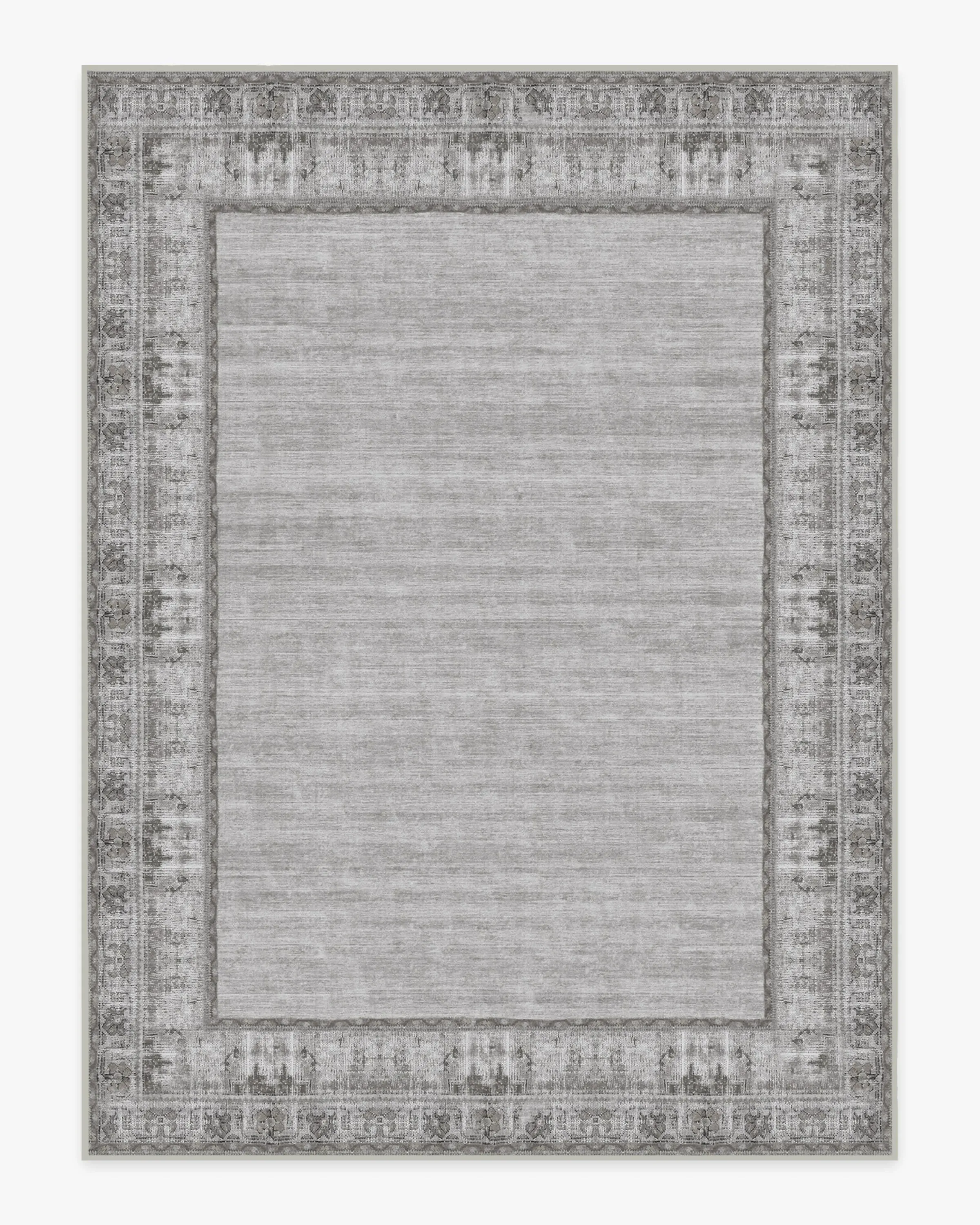 Large Area Rug Machine Washable - Grey