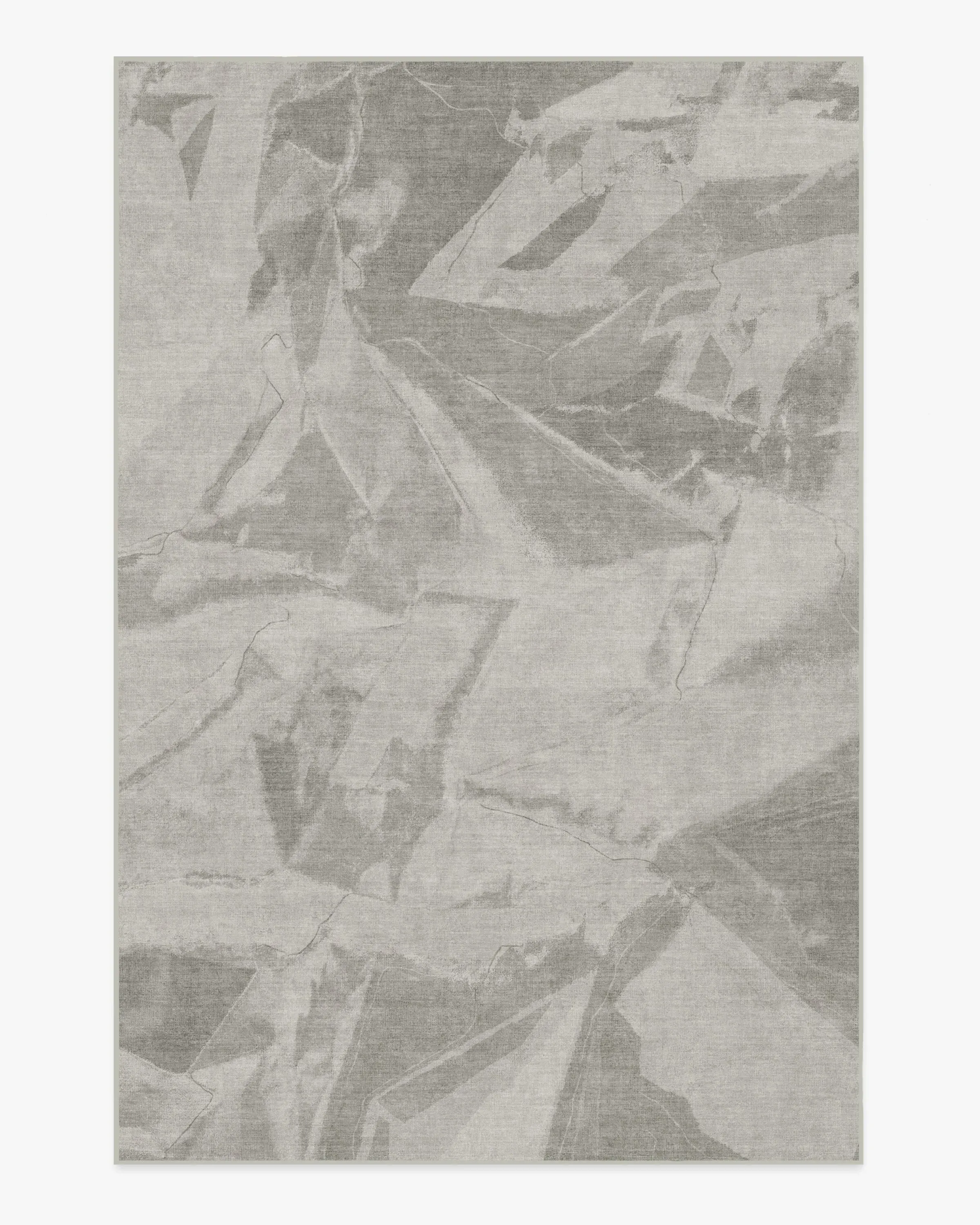 Large Area Rug Machine Washable - Grey