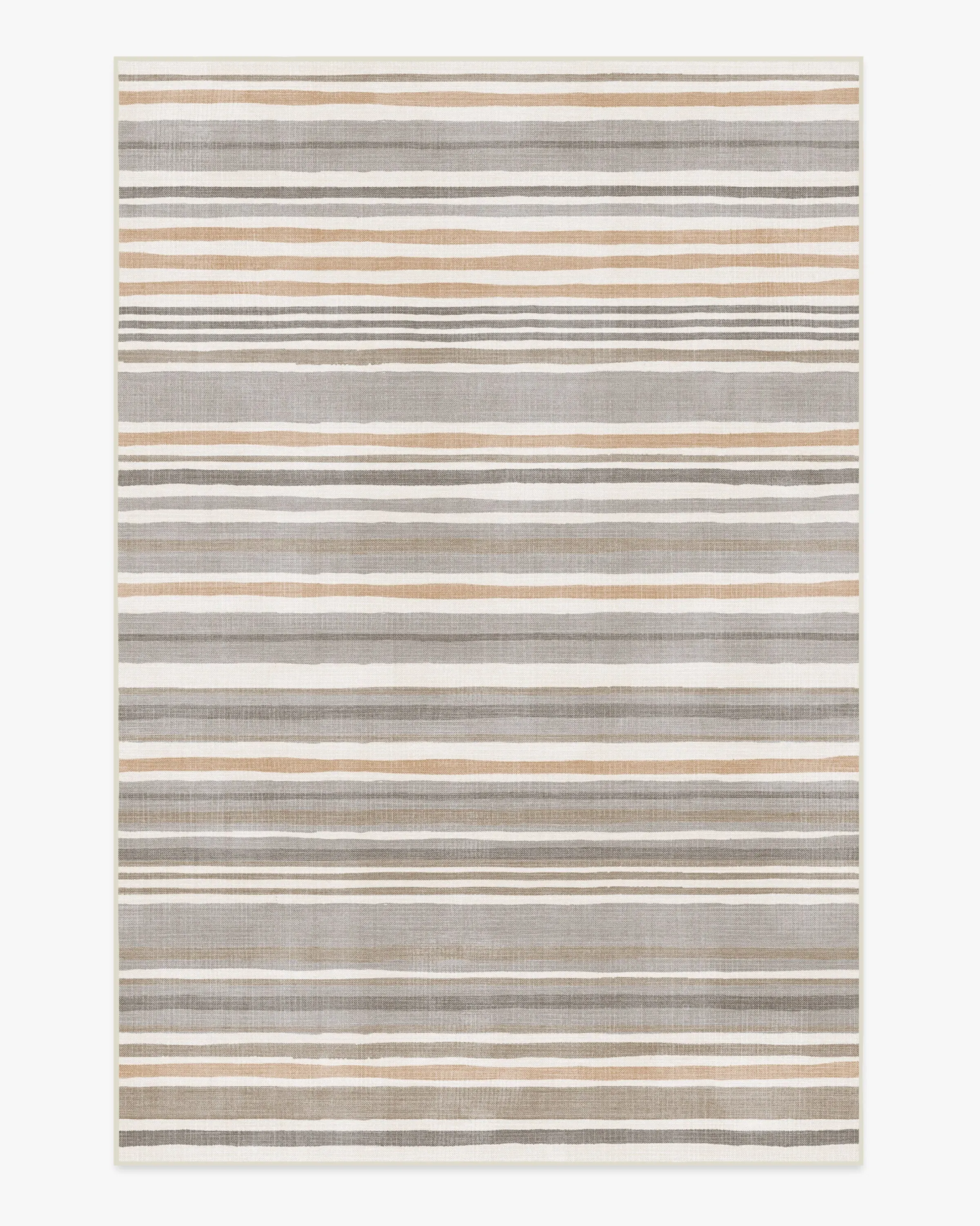 Large Area Rug Machine Washable - Grey, Flatwoven