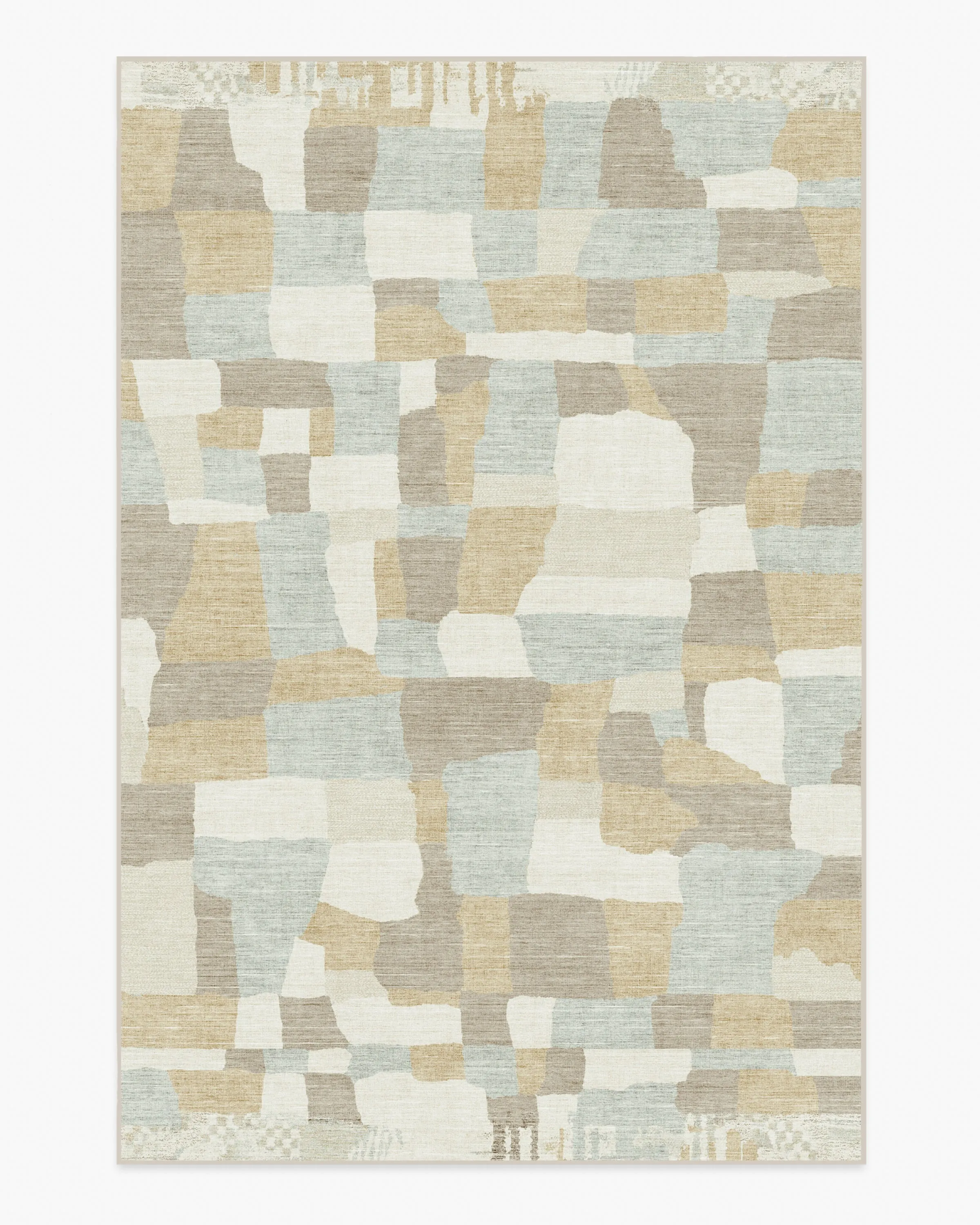 Large Area Rug Machine Washable - Grey, Flatwoven