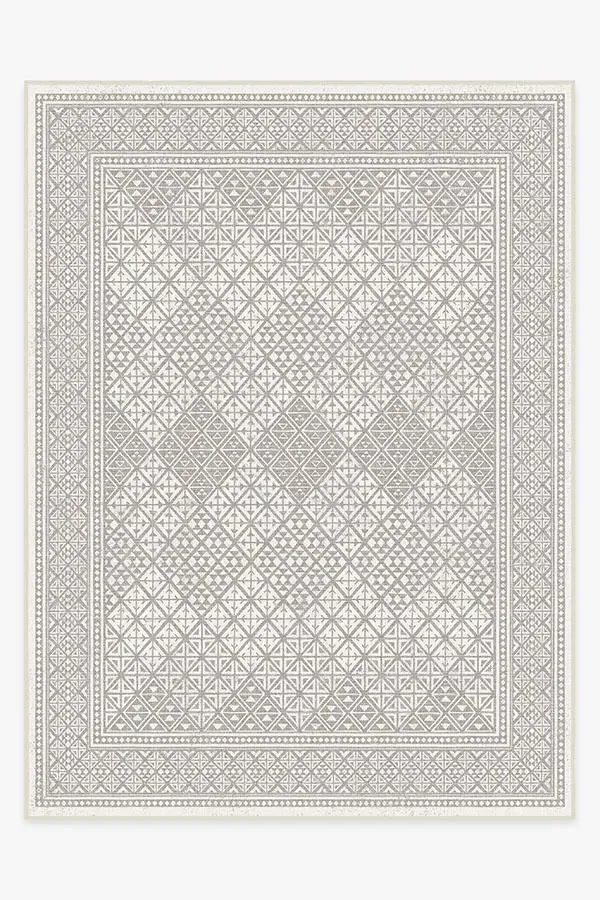 Large Area Rug Machine Washable - Grey