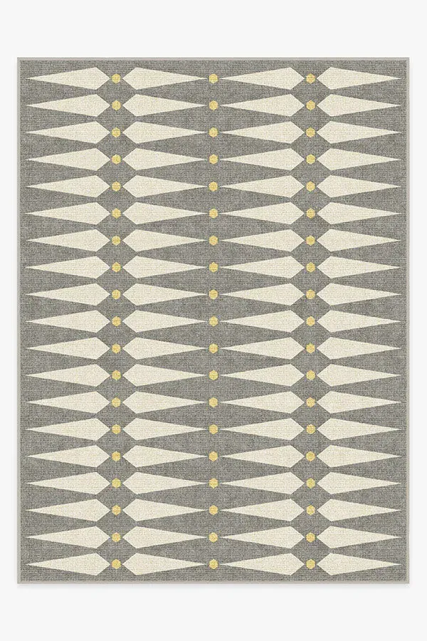 Large Area Rug Machine Washable - Grey