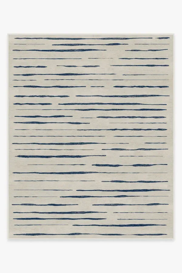 Large Area Rug Machine Washable - Indigo