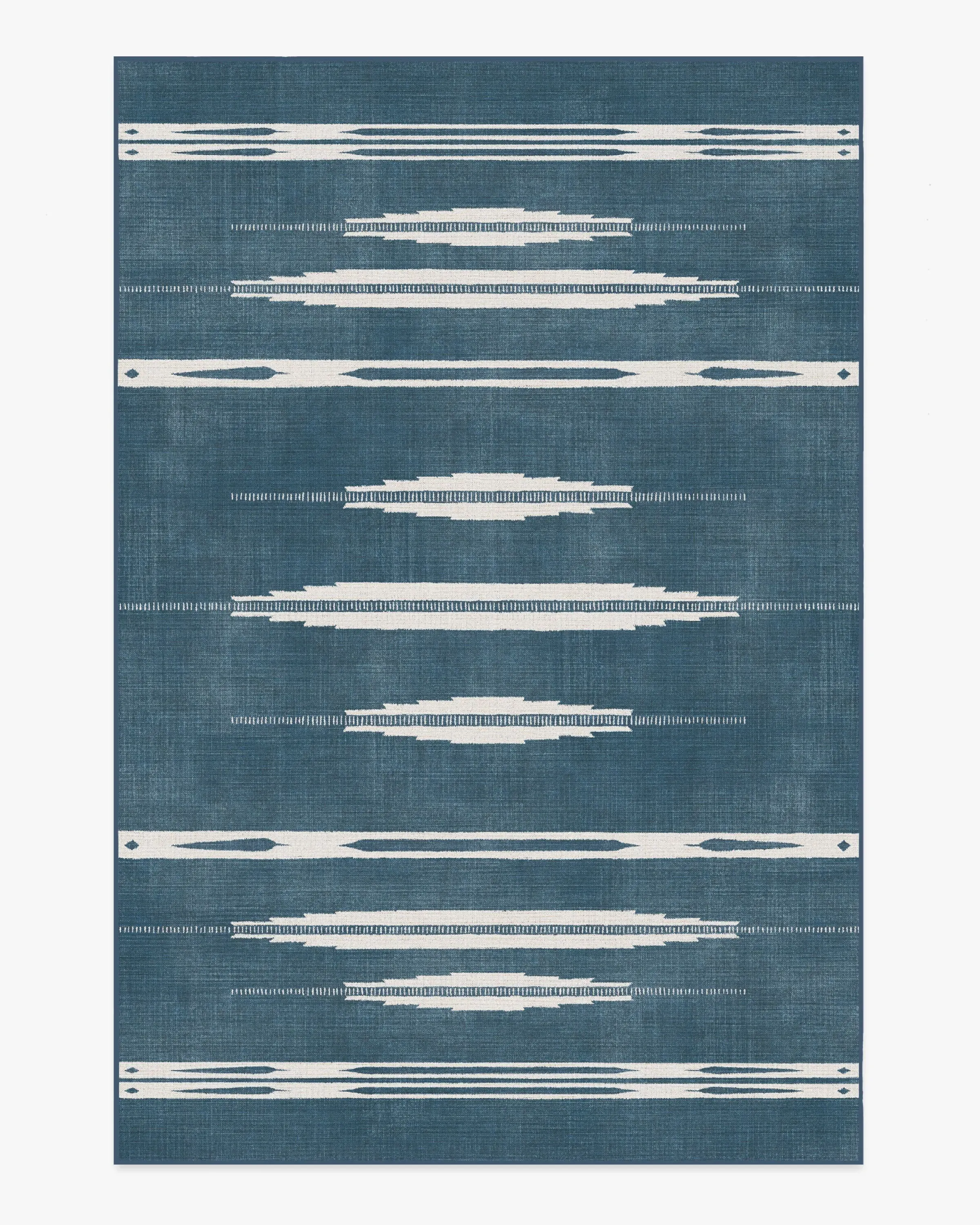 Large Area Rug Machine Washable - Indigo