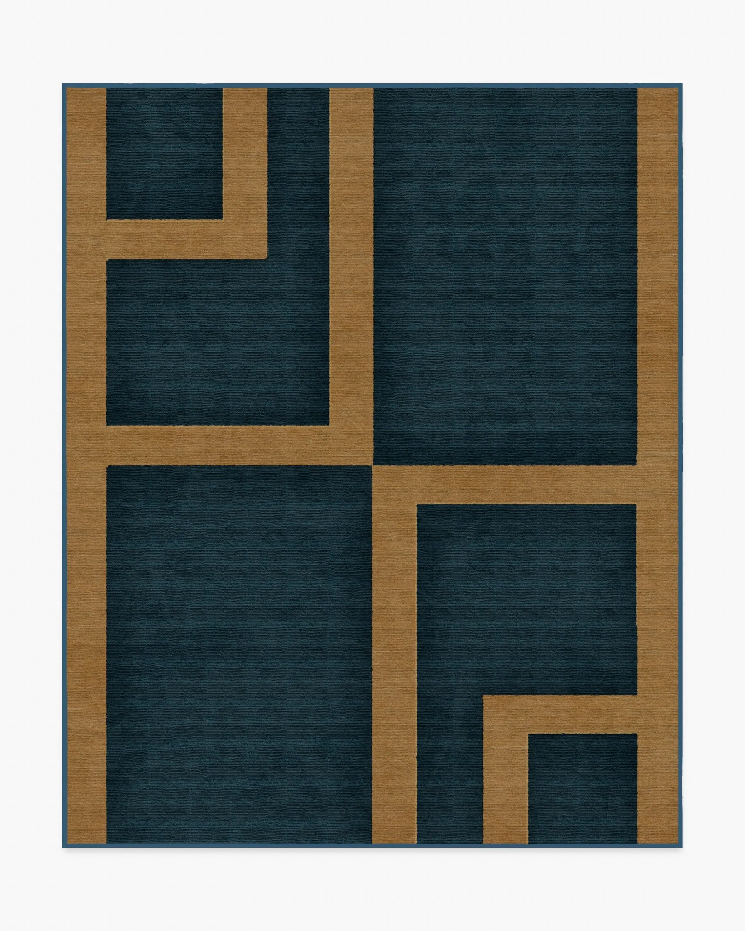 Large Area Rug Machine Washable - Indigo