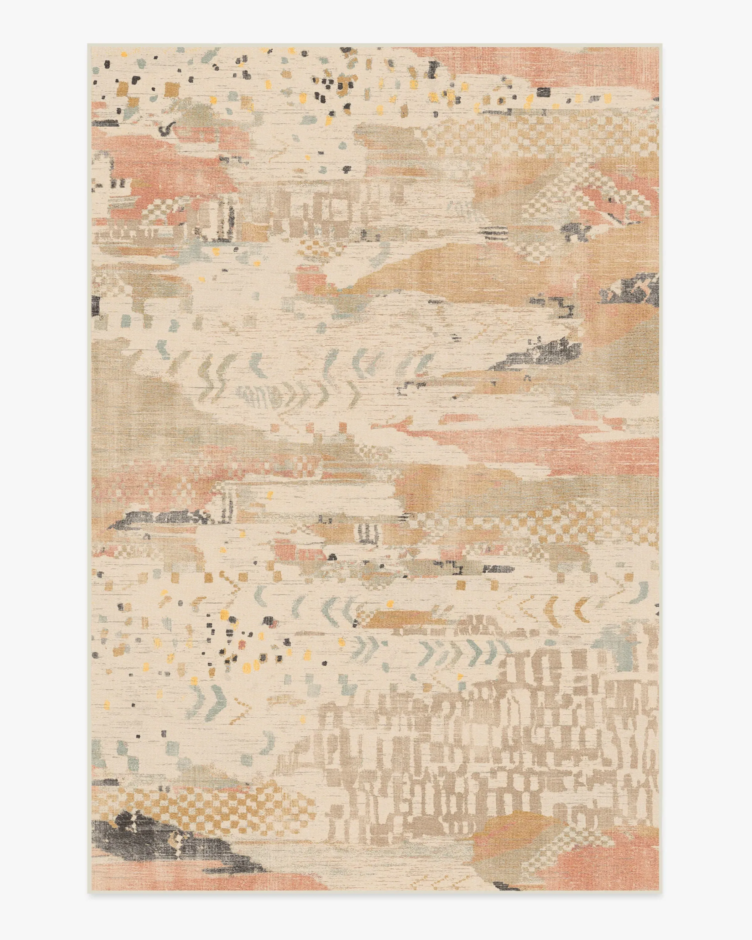 Large Area Rug Machine Washable - Ivory