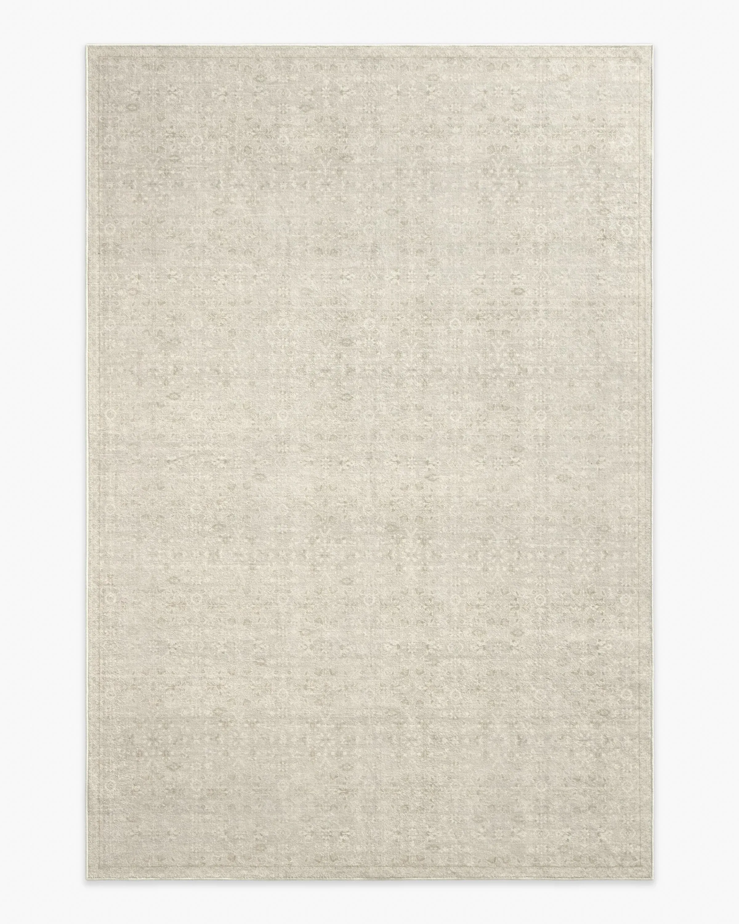 Large Area Rug Machine Washable - Ivory