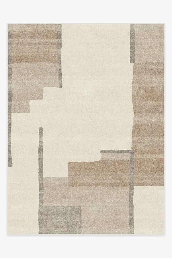 Large Area Rug Machine Washable - Ivory