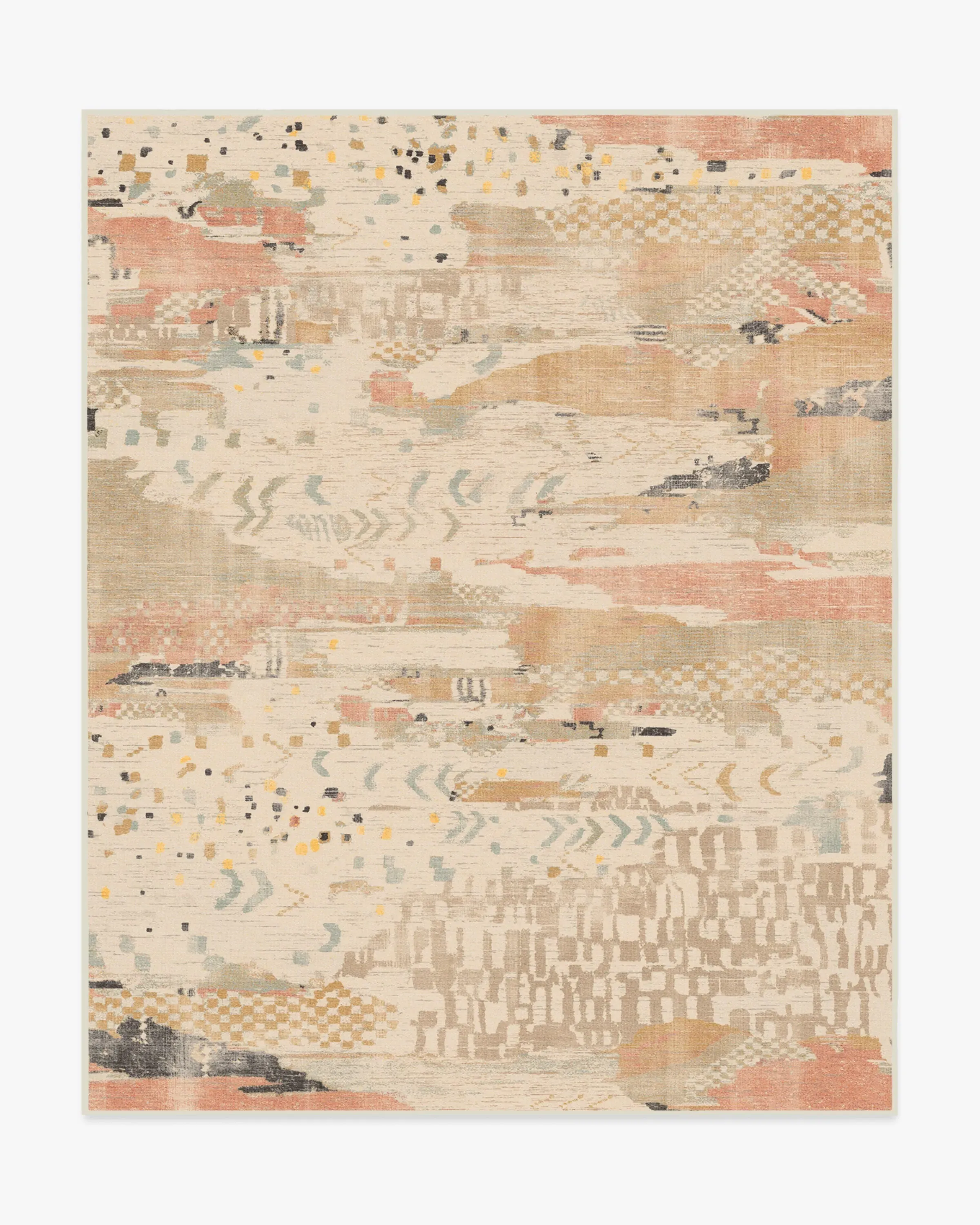 Large Area Rug Machine Washable - Ivory