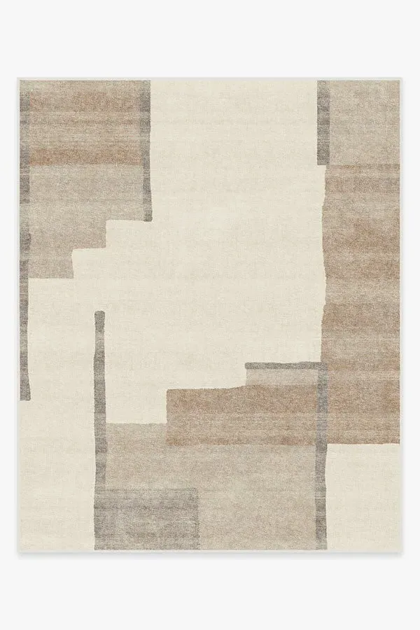 Large Area Rug Machine Washable - Ivory