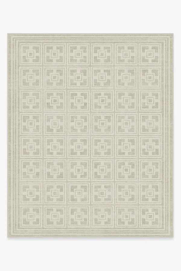 Large Area Rug Machine Washable - Ivory
