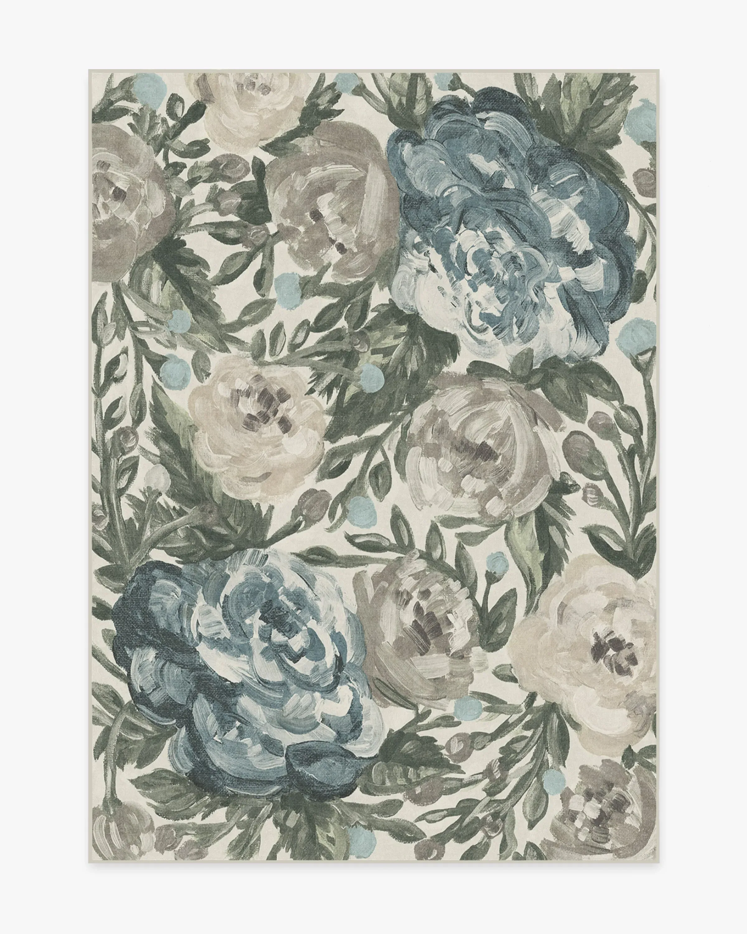 Large Area Rug Machine Washable - Jade