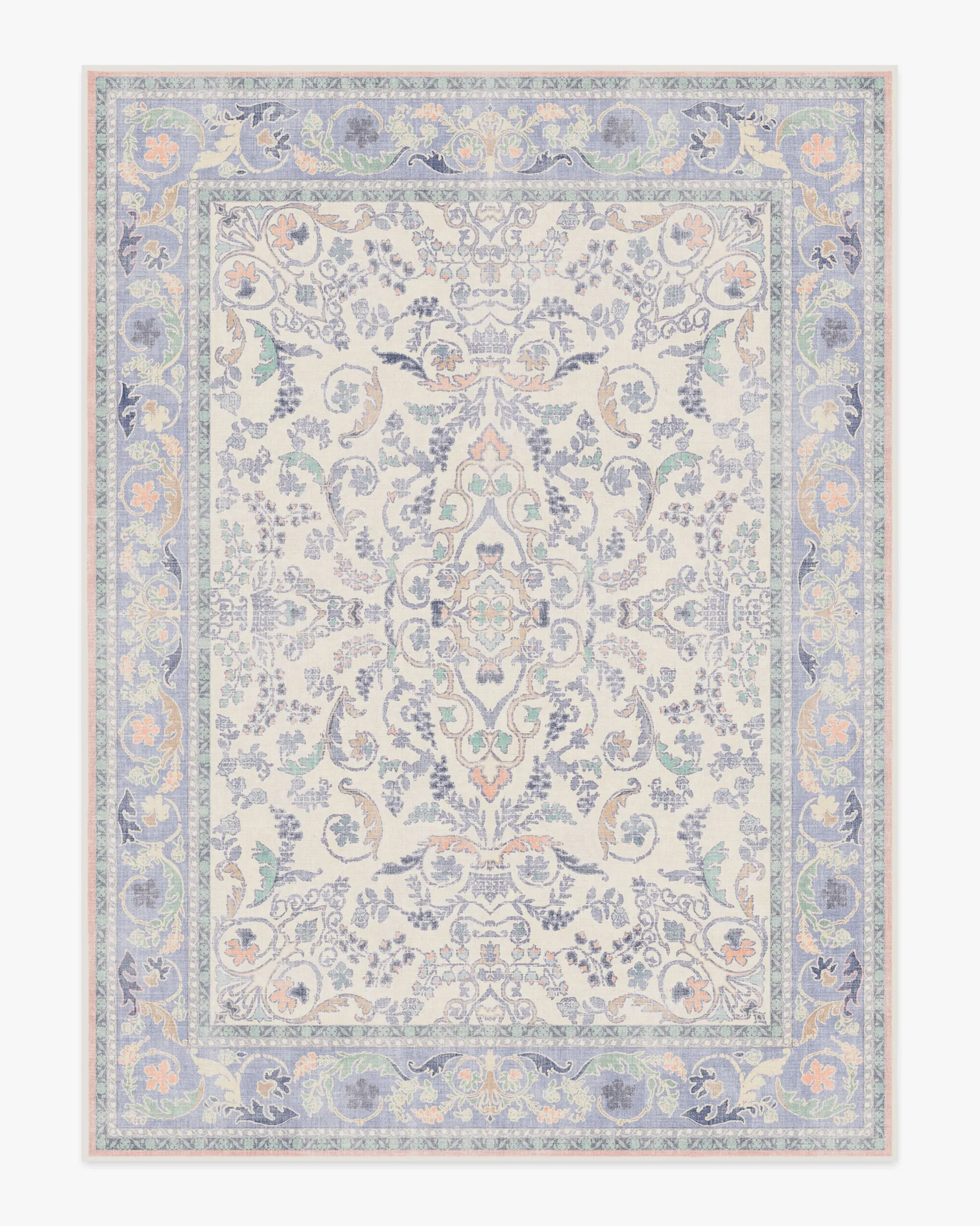 Large Area Rug Machine Washable - Lavender