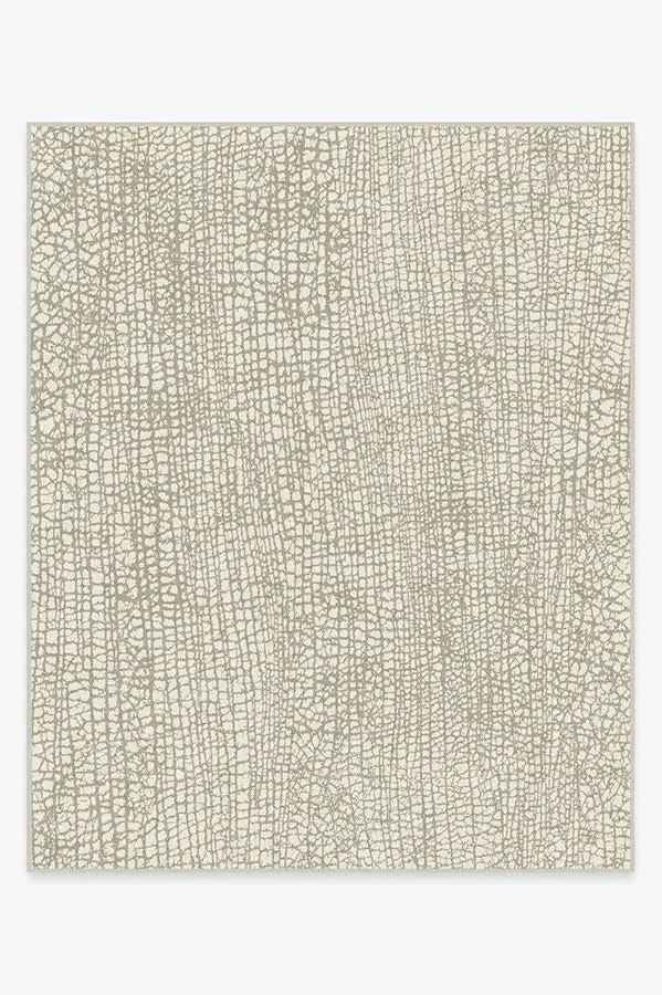 Large Area Rug Machine Washable - Light Grey