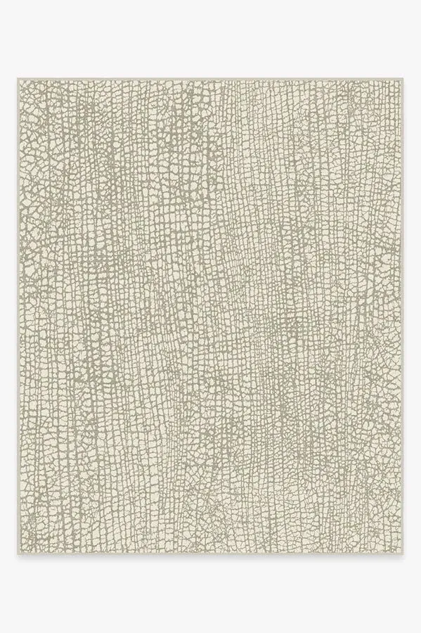 Large Area Rug Machine Washable - Light Grey