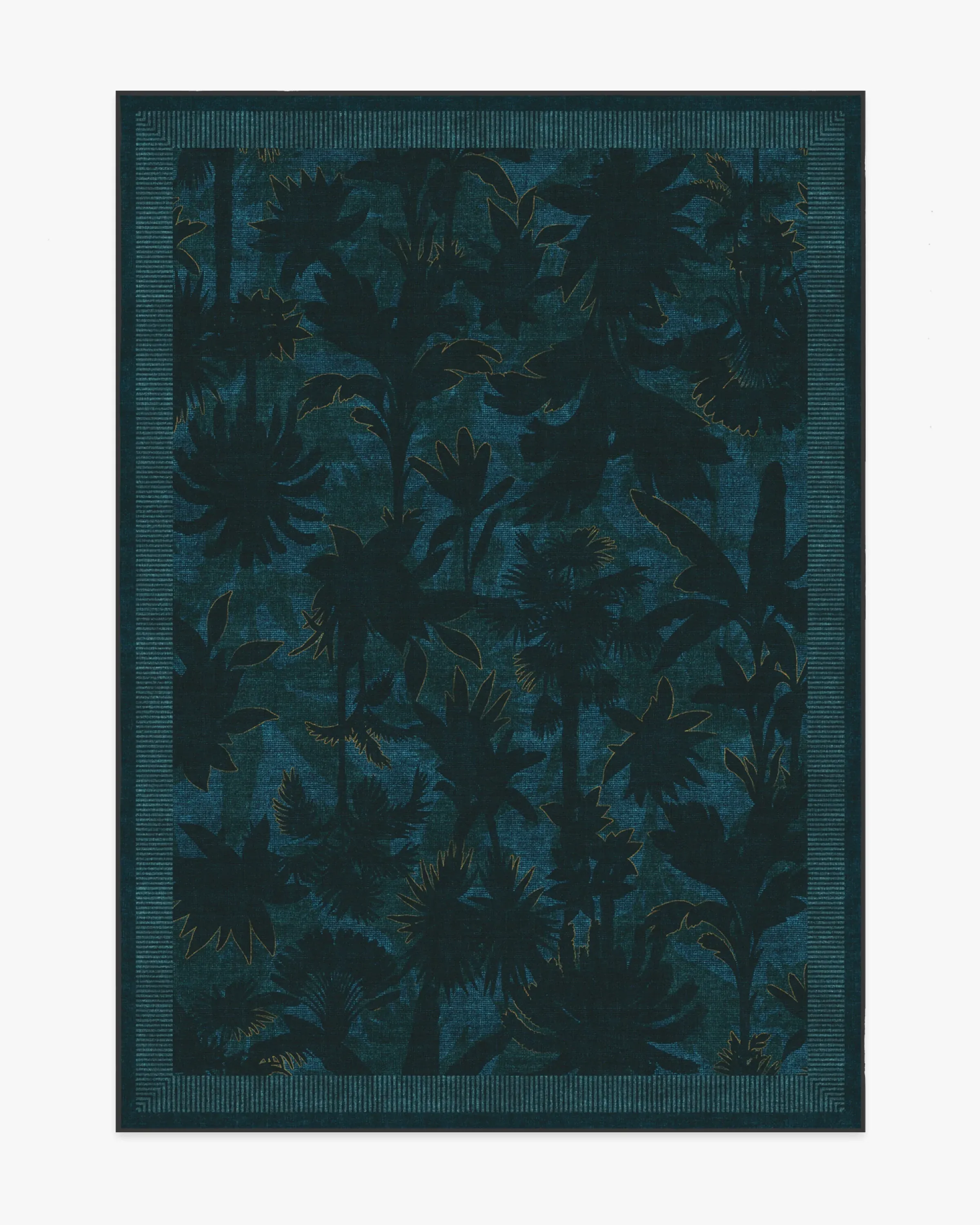 Large Area Rug Machine Washable - Midnight