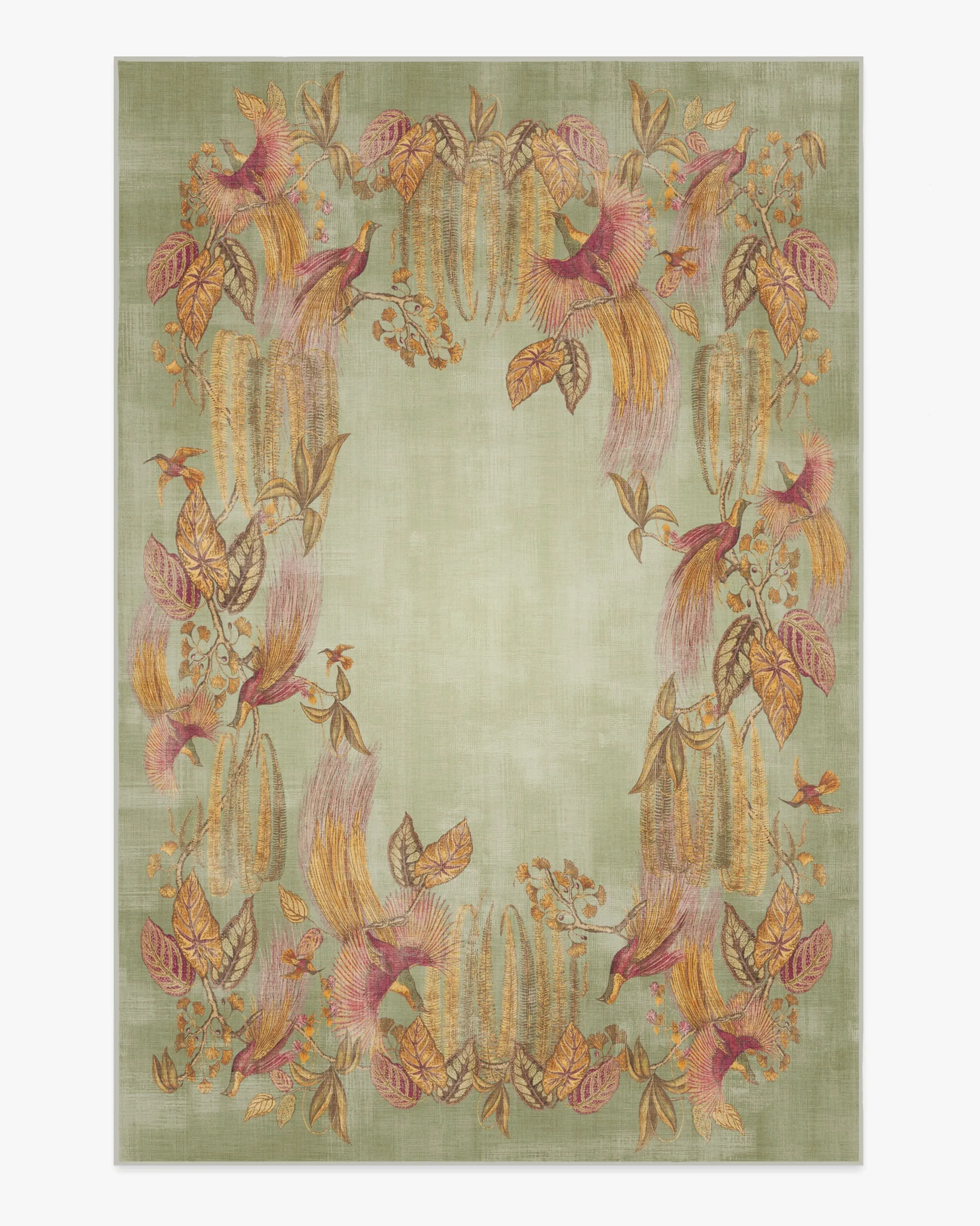 Large Area Rug Machine Washable - Multi