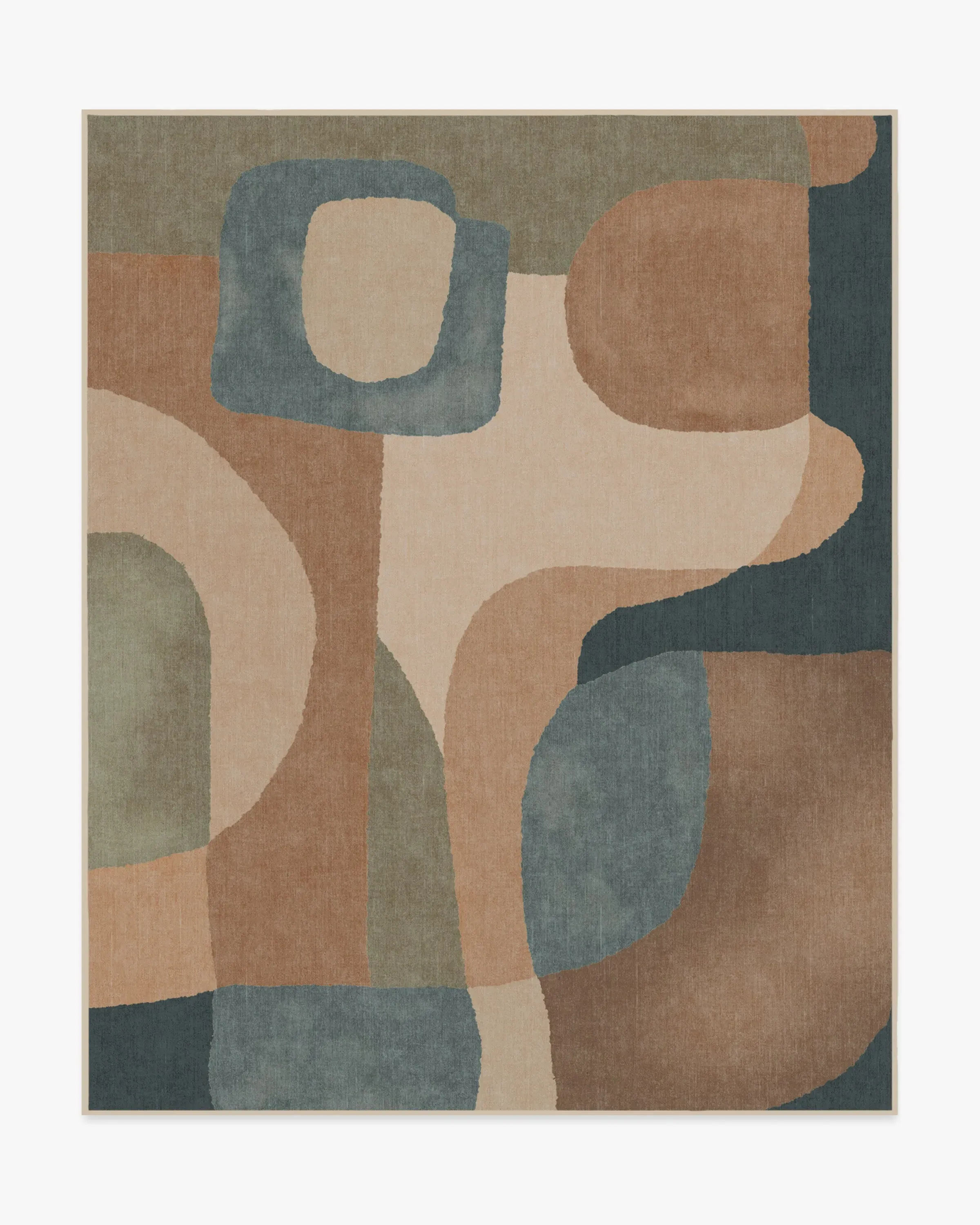 Large Area Rug Machine Washable - Multicolor