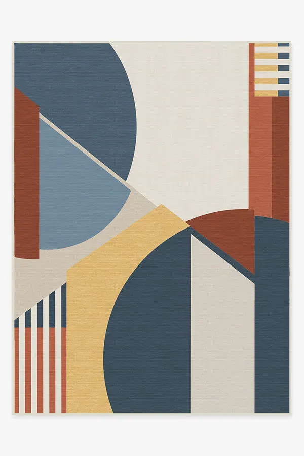 Large Area Rug Machine Washable - Multicolor