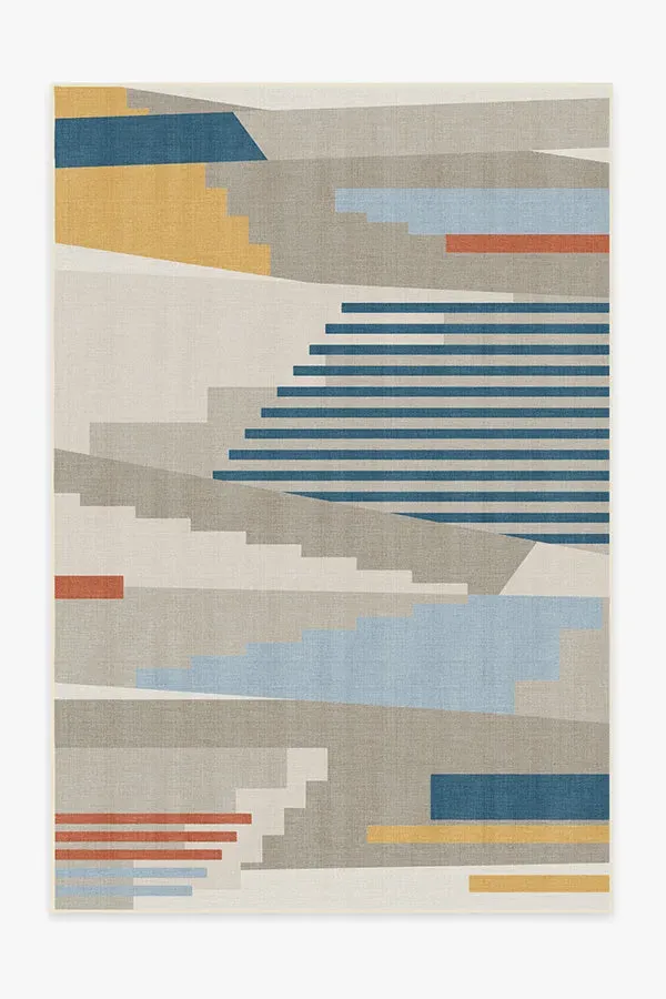 Large Area Rug Machine Washable - Multicolour