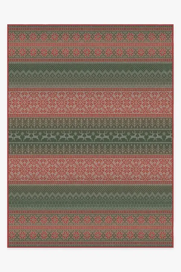 Large Area Rug Machine Washable - Multicolour