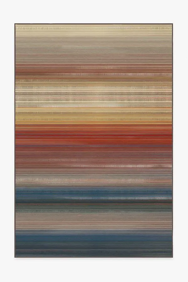 Large Area Rug Machine Washable - Multicolour
